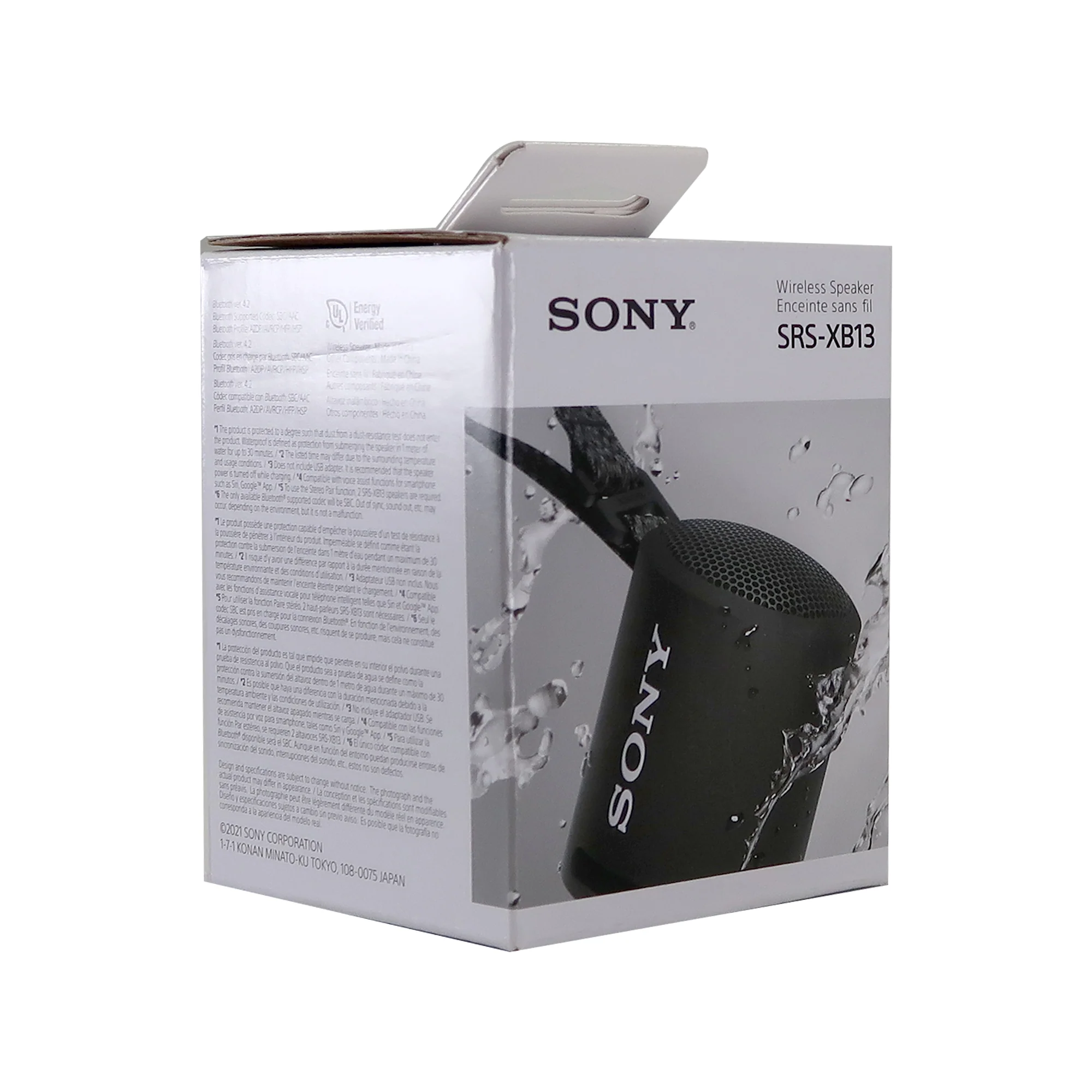 Sony SRSXB13/B Extra Bass Portable Waterproof Speaker (Black) with JBL Tune 510BT Pure Bass Wireless On-Ear Headphones (Black) - Image 5