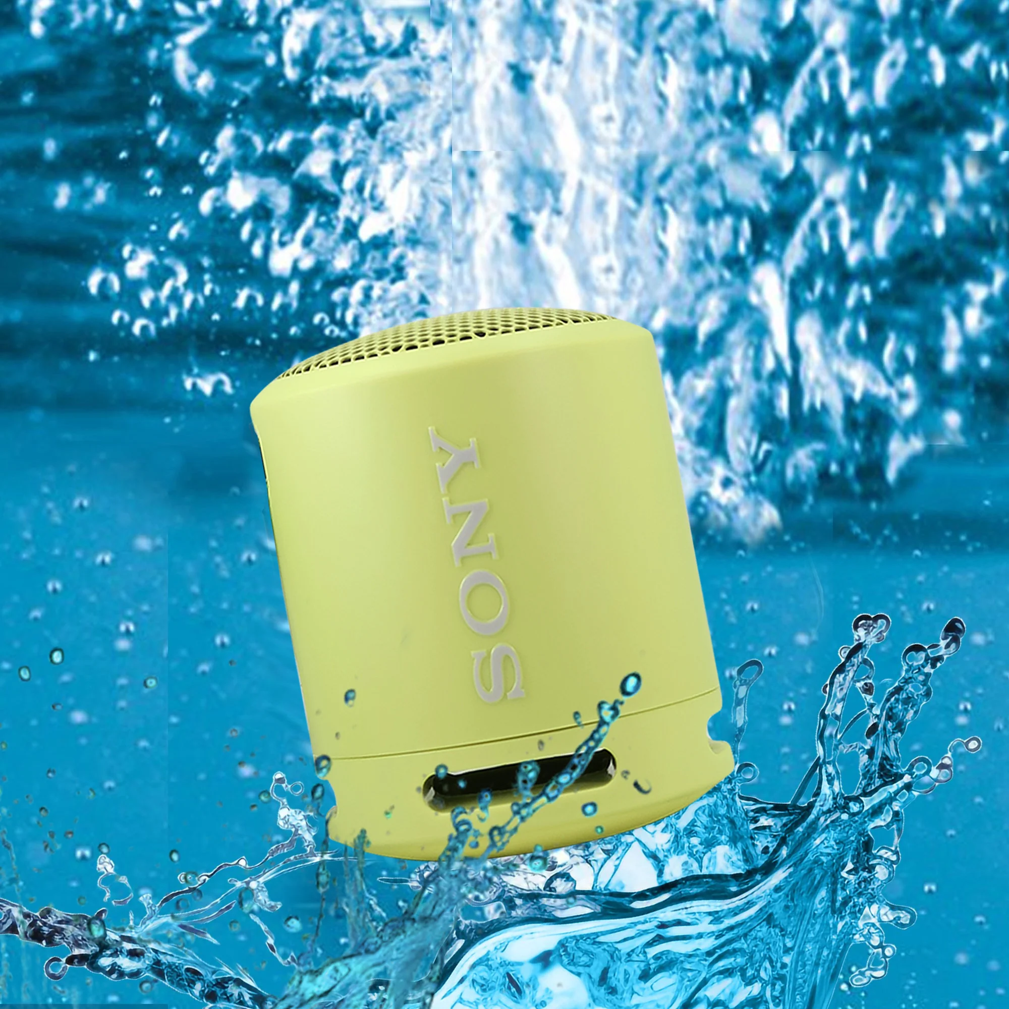 Sony SRS-XB13 Extra Bass Portable Waterproof Wireless Speaker (Yellow, Blue and Black) - Image 3