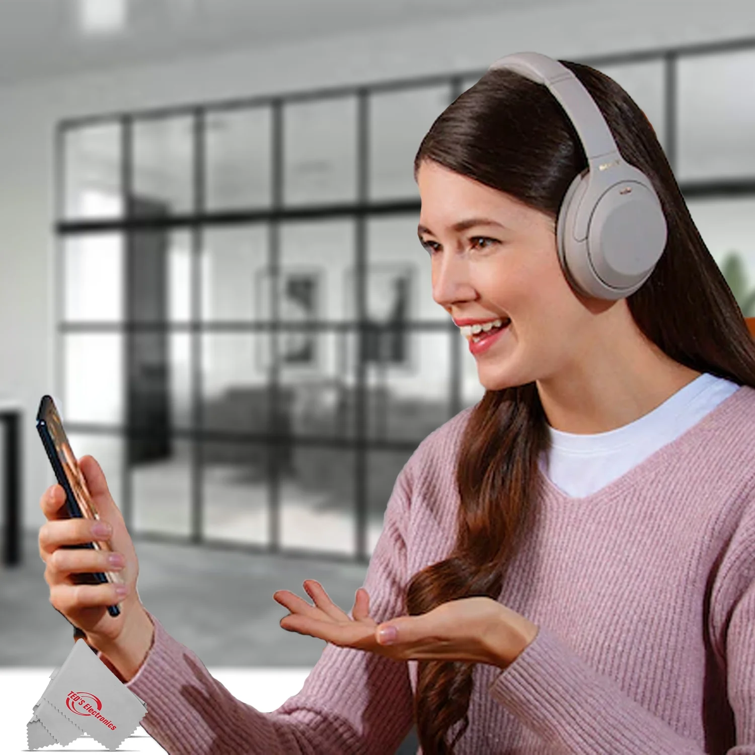 Sony WH-1000XM4 Wireless Noise Canceling Over-Ear Headphones + In-Ear Headphones - Image 6
