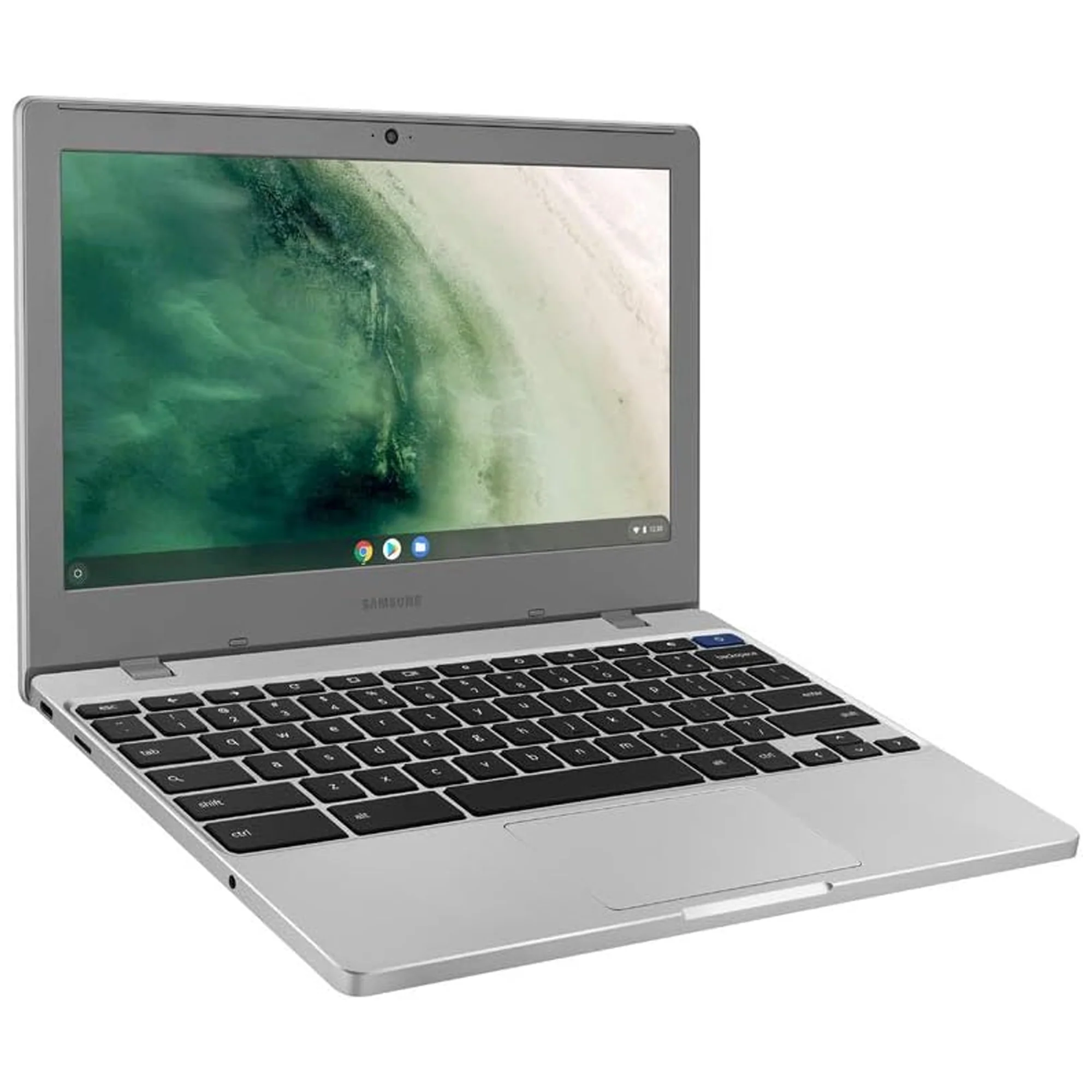 Samsung Chromebook 4 Chrome OS 11.6" HD Intel Celeron Processor N4000 Laptop (XE310XBA-K01US) Platinum Titan + Splash Proof Polyester Fiber Briefcase Laptop Bag for 15.6" Laptops - Image 3