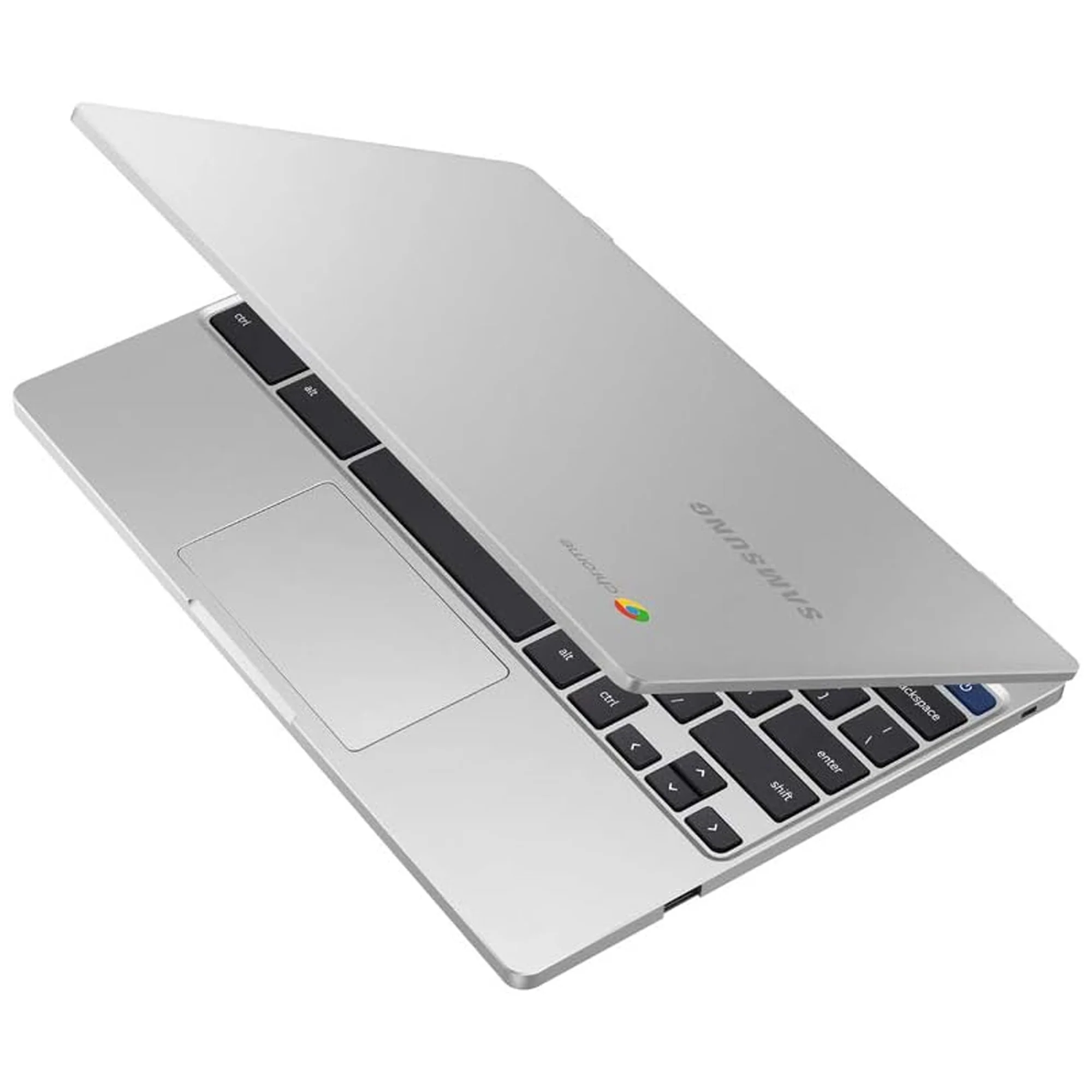 Samsung Chromebook 4 Chrome OS 11.6" HD Intel Celeron Processor N4000 Laptop (XE310XBA-K01US) Platinum Titan + Splash Proof Polyester Fiber Briefcase Laptop Bag for 15.6" Laptops - Image 7