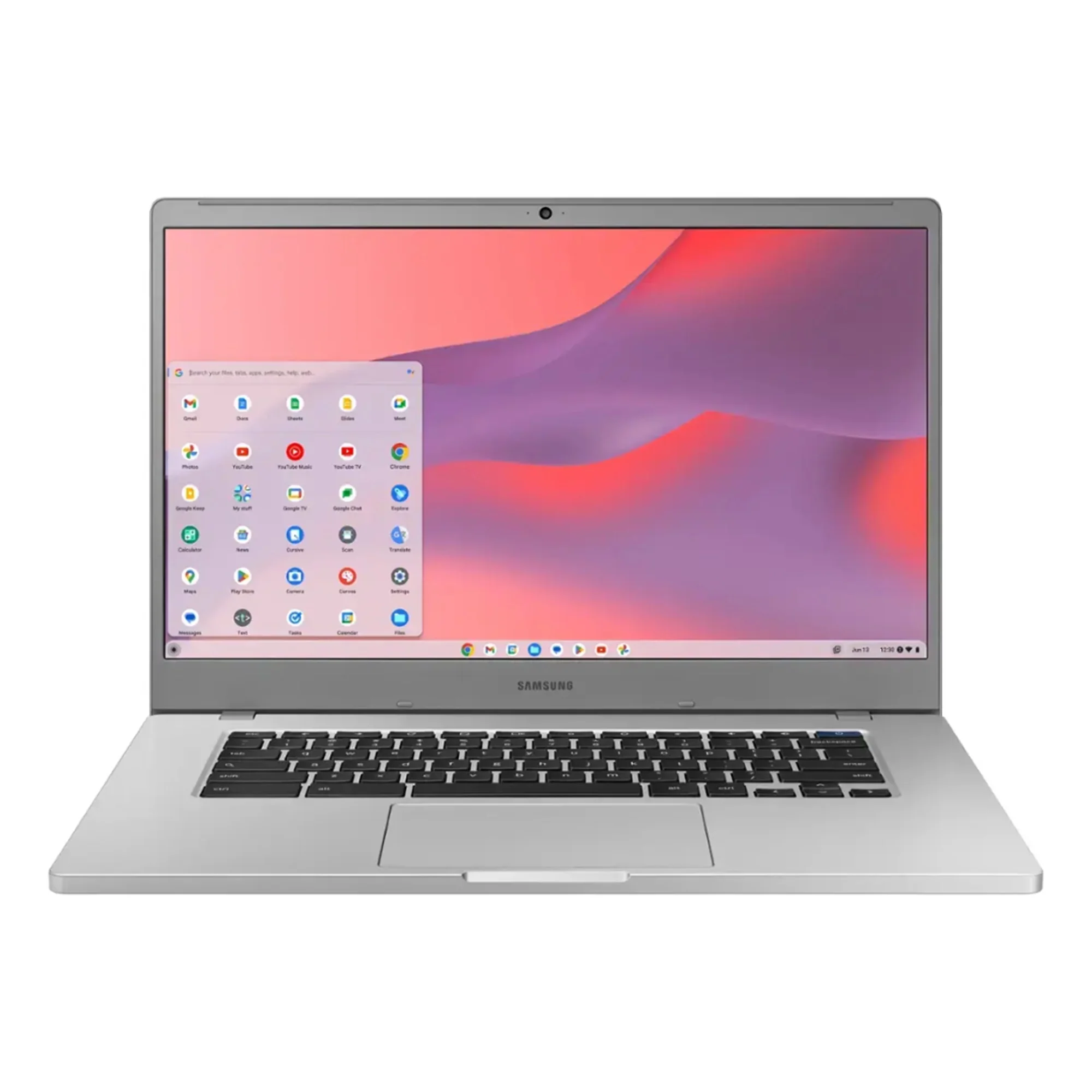 Samsung 15.6" Chromebook 4+ - Intel Celeron, 4GB RAM, 64GB eMMC (Platinum Titan) + 256GB microSDXC + Bag - Image 2