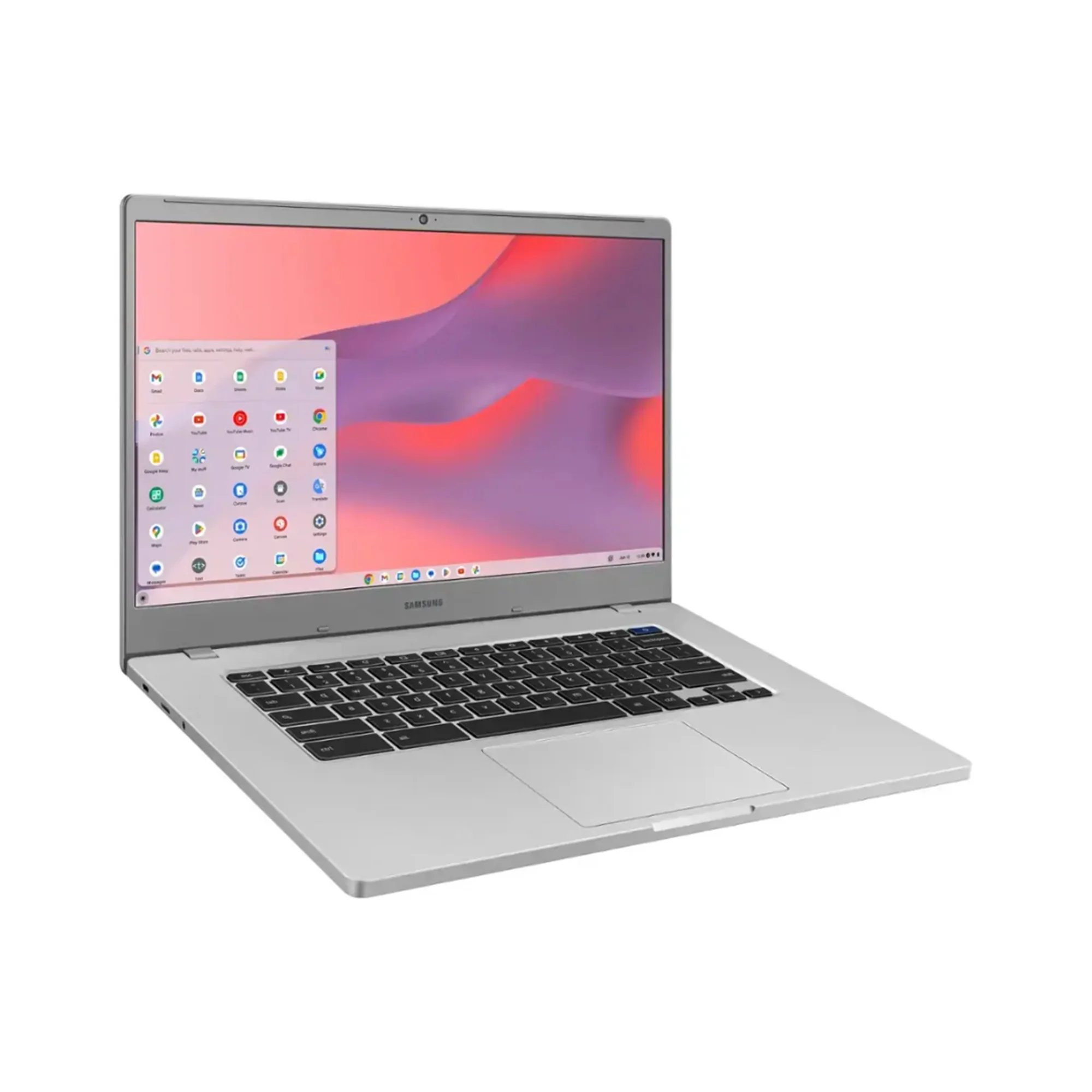 Samsung 15.6" Chromebook 4+ - Intel Celeron, 4GB RAM, 64GB eMMC (Platinum Titan) + 256GB microSDXC + Bag - Image 3
