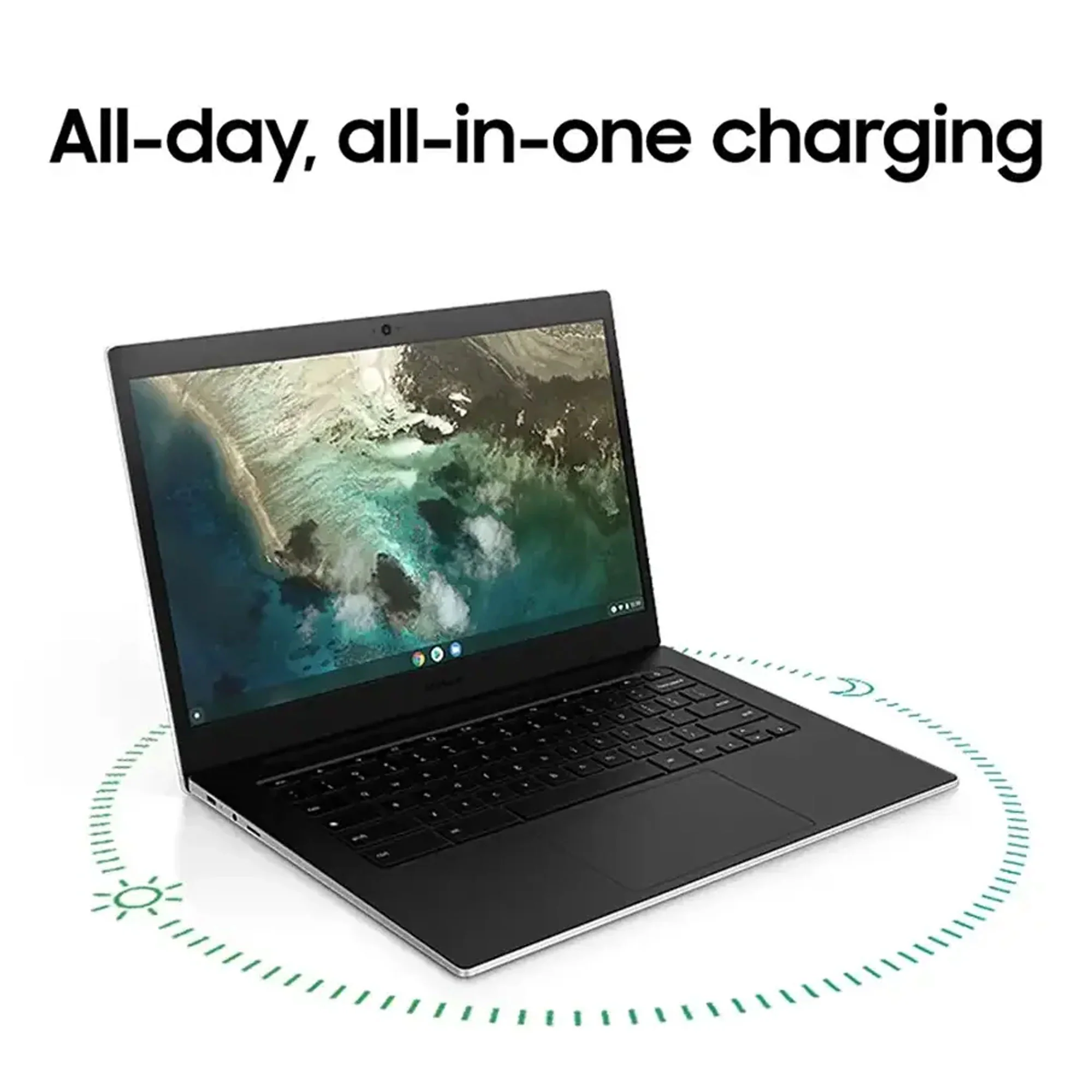 Samsung Galaxy Chromebook Go 14" LED Laptop - Intel Celeron- 4GB Memory - 128GB Storage (Silver) - Image 7