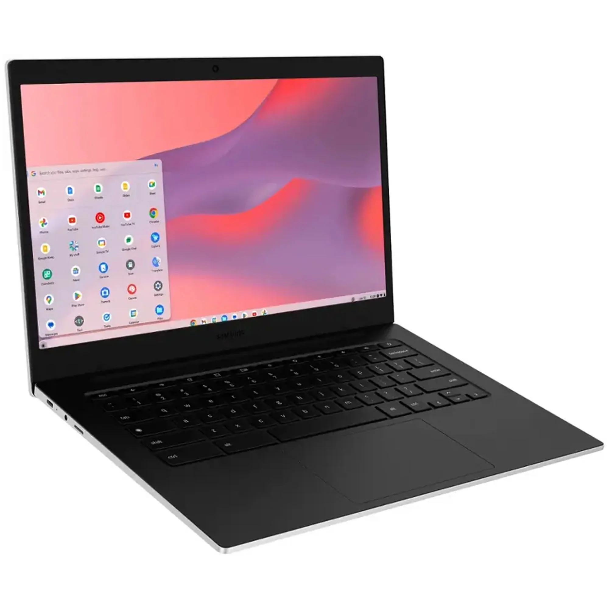 Samsung Galaxy Chromebook Go 14" LED Laptop - Intel Celeron- 4GB Memory - 128GB Storage (Silver) with Transcend 256GB 300S UHS-I microSDXC Memory Card - Image 3