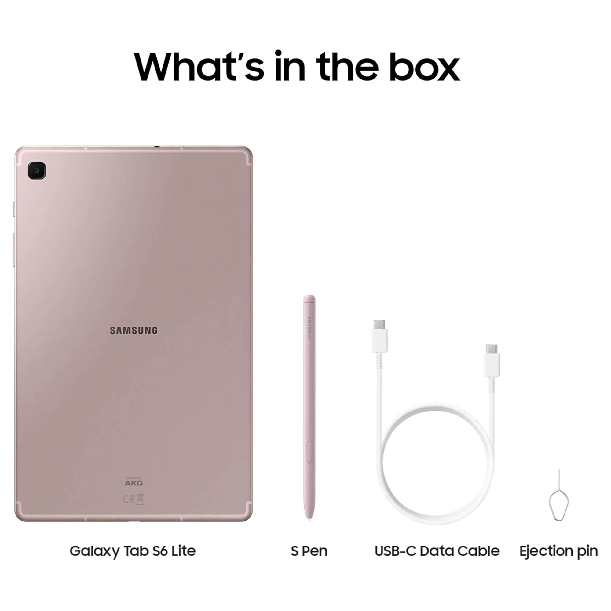 Samsung Galaxy Tab S6 Lite (2024) 10.4" 64GB WiFi Tablet, Chiffon Pink + 32GB MicroSD + Headphones - Image 3