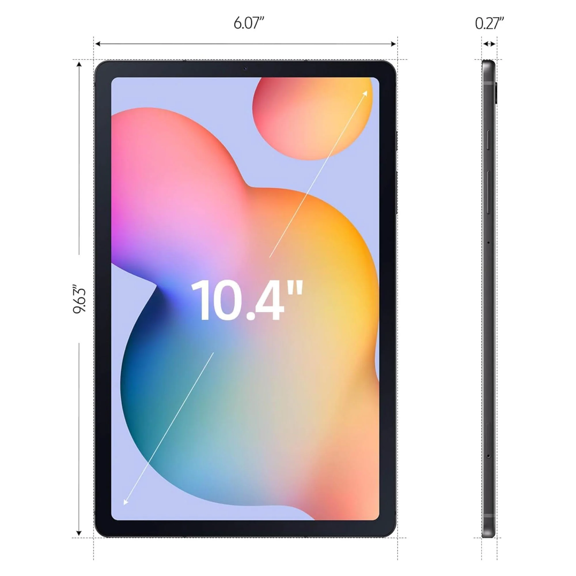Samsung Galaxy Tab S6 Lite (2024) 10.4" 64GB WiFi Tablet, S Pen Included, Mint with 10.4" Tablet Case - Image 2