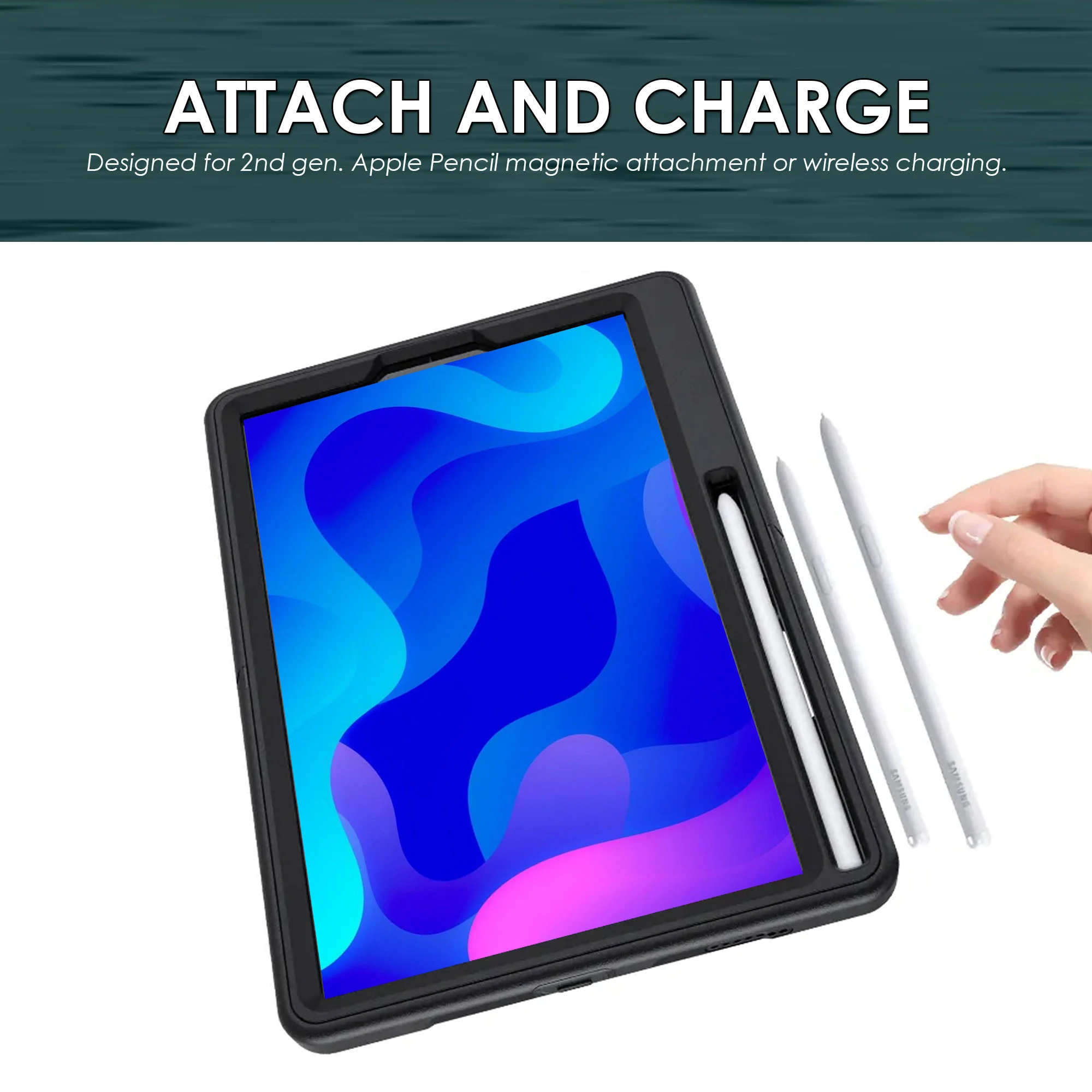Samsung Galaxy Tab S6 Lite (2024) 10.4" 64GB WiFi Tablet, S Pen Included, Mint with  Tablet Case Accessory Kit - Image 9