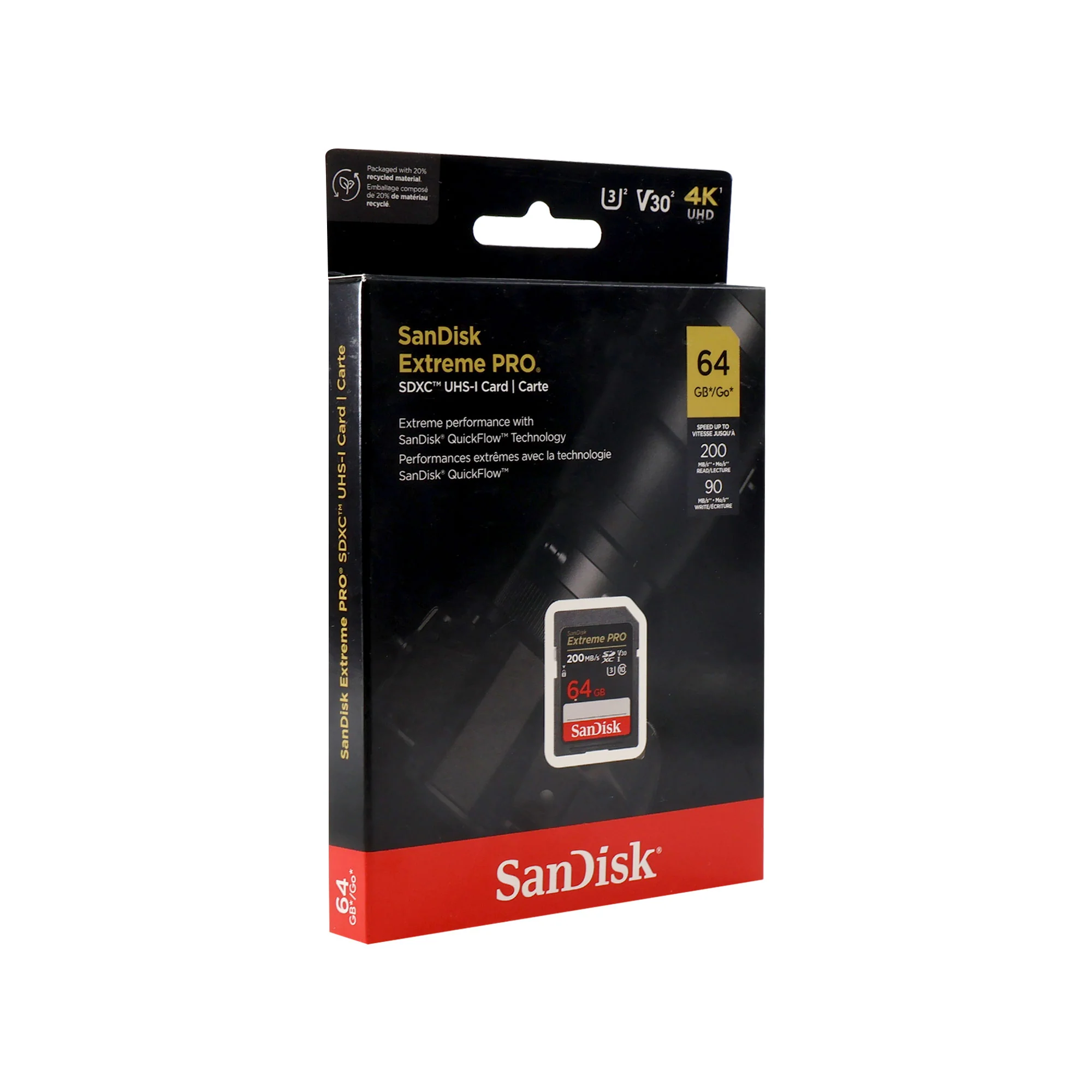 Sandisk 64GB Extreme PRO SDXC UHS-I Memory Card - Image 2