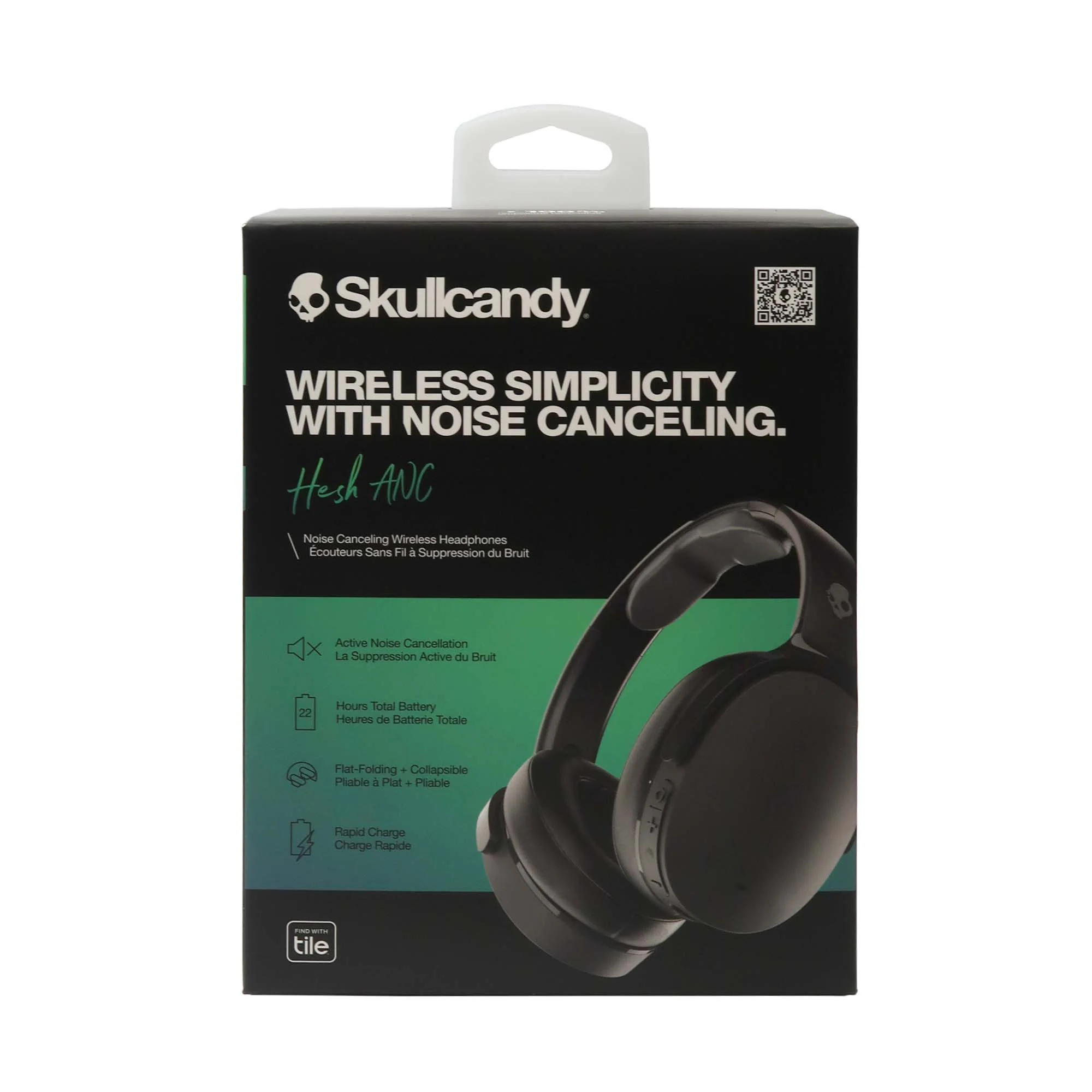 Skullcandy Hesh ANC Noise Canceling Over-Ear Wireless Headphones (True Black) - Image 5