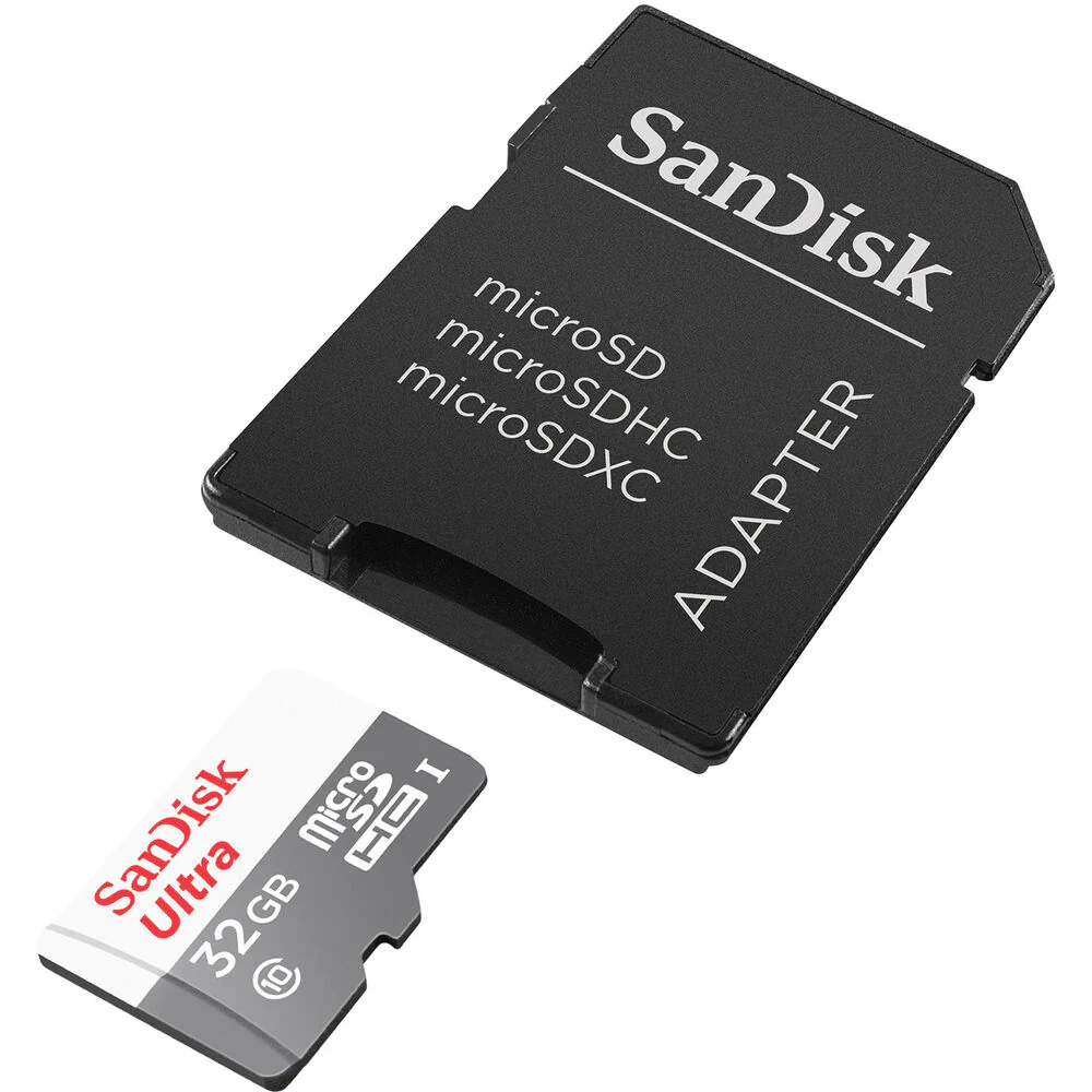 SanDisk 32GB Ultra UHS-I microSDHC Memory Card with SD Adapter - Image 3