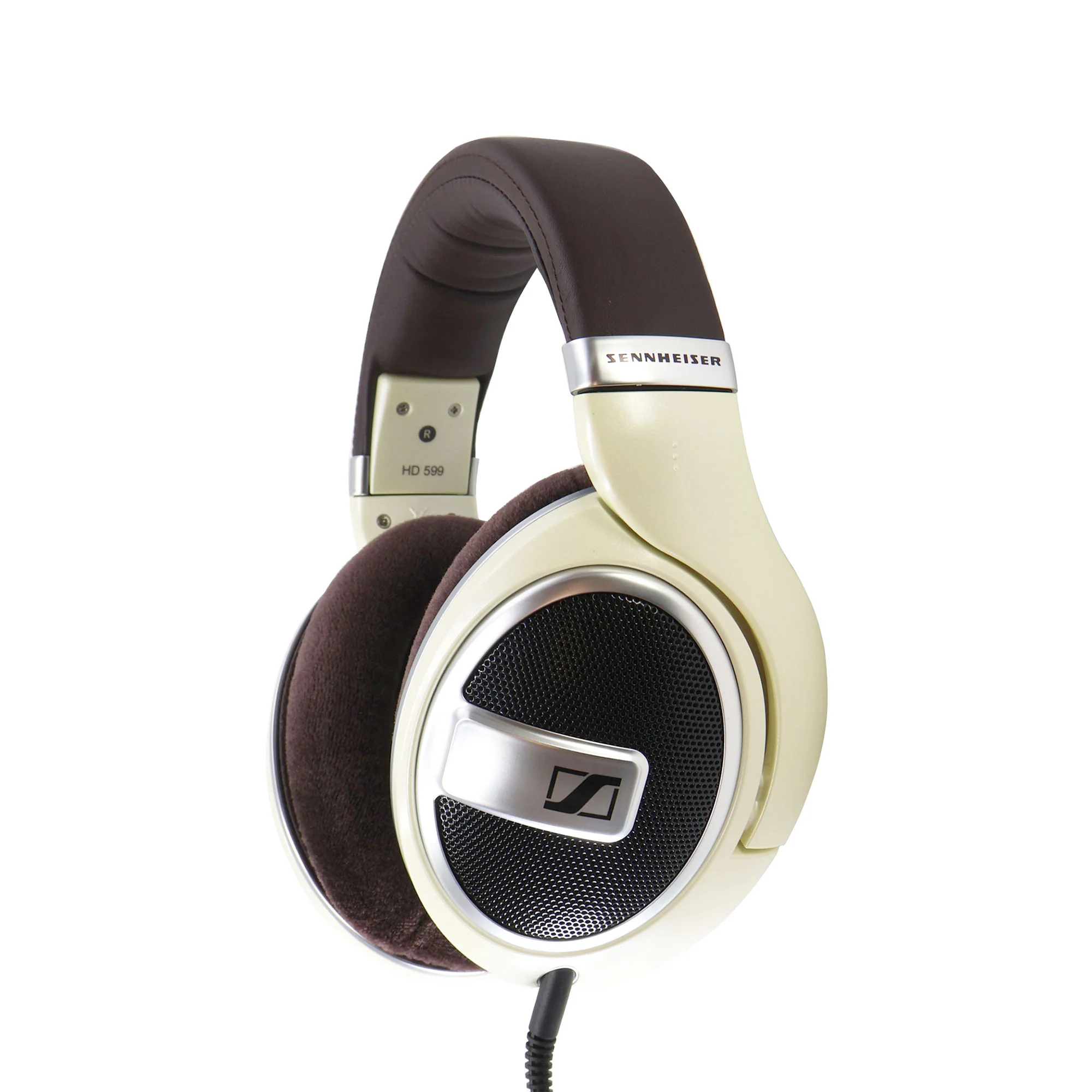 Sennheiser Open-Back Over-Ear Headphones (Matte Ivory) - HD-599 with Sony XB100 Portable Waterproof Bluetooth Speaker (Gray) - Image 2
