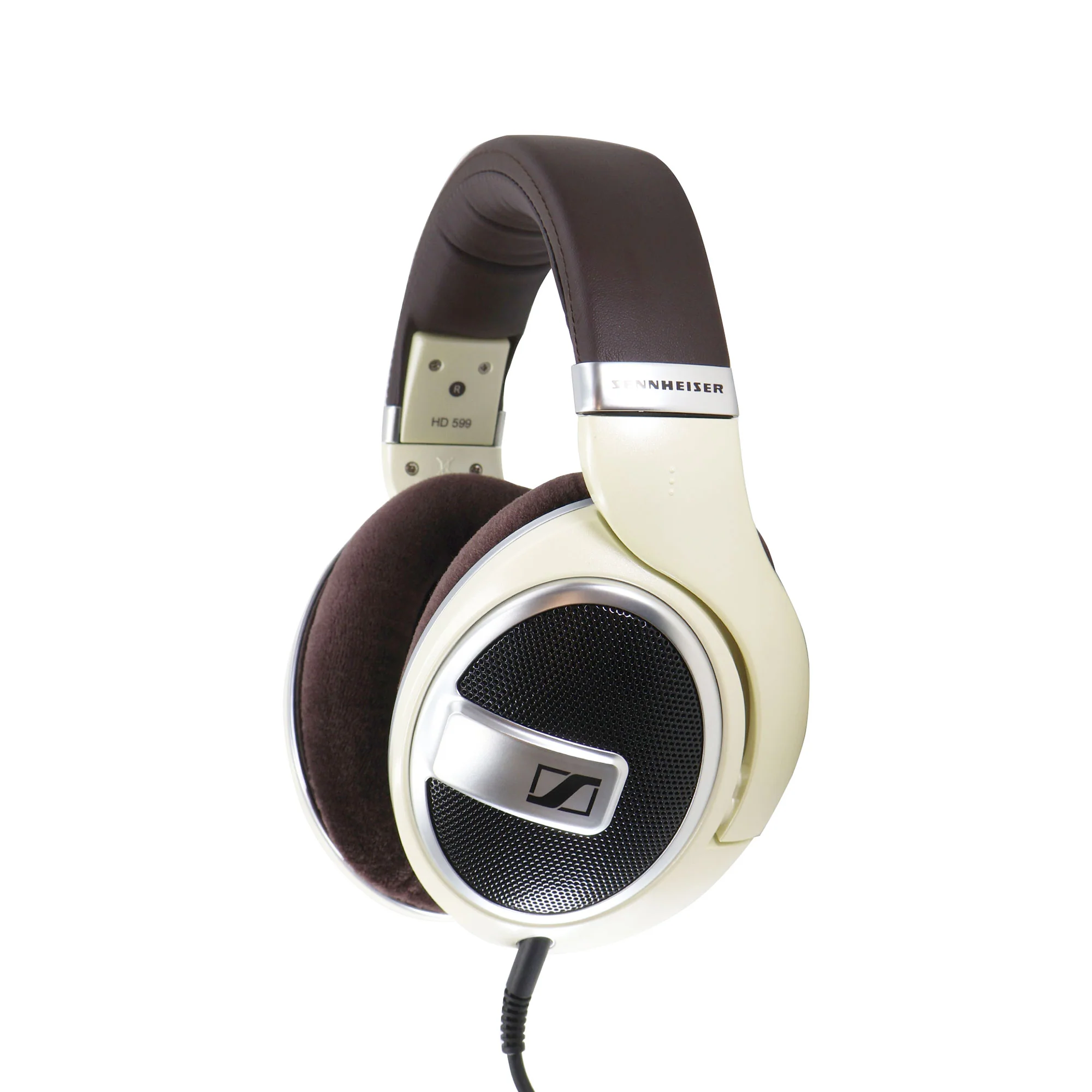 Sennheiser Open-Back Over-Ear Headphones (Matte Ivory) - HD-599 with Sony XB100 Portable Waterproof Bluetooth Speaker (Gray) - Image 3