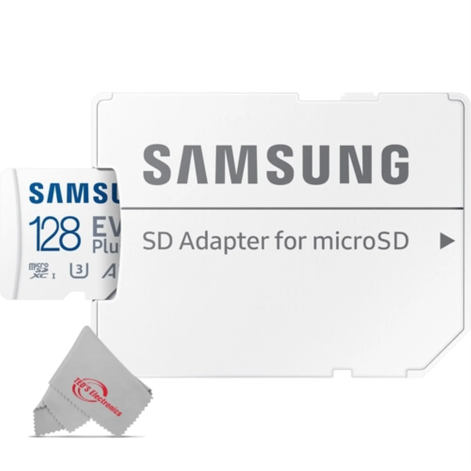 3x Samsung EVO Plus MicroSD 128GB, 130MBs Memory Card with Adapter - Image 4