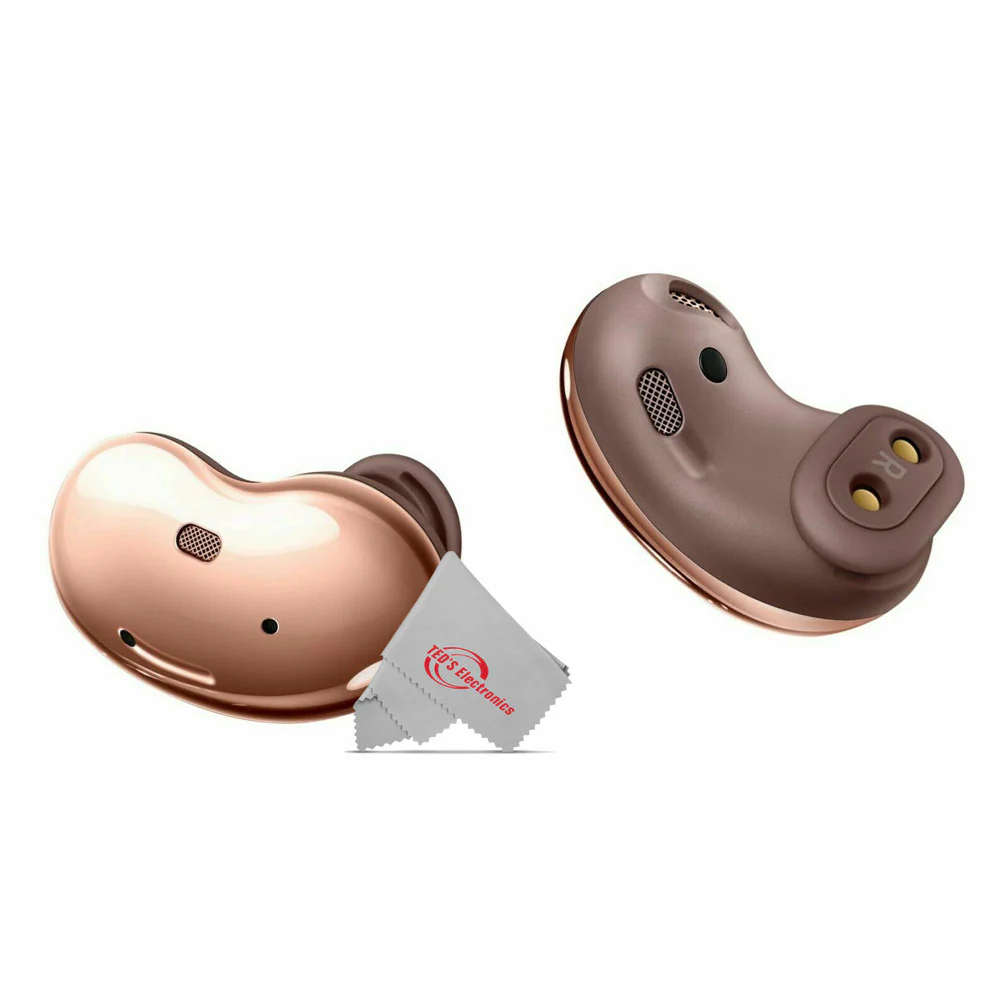 Samsung True Sound Galaxy Buds Live Bluetooth SM-R180 Earbuds Bronze with Charging Case - Image 2