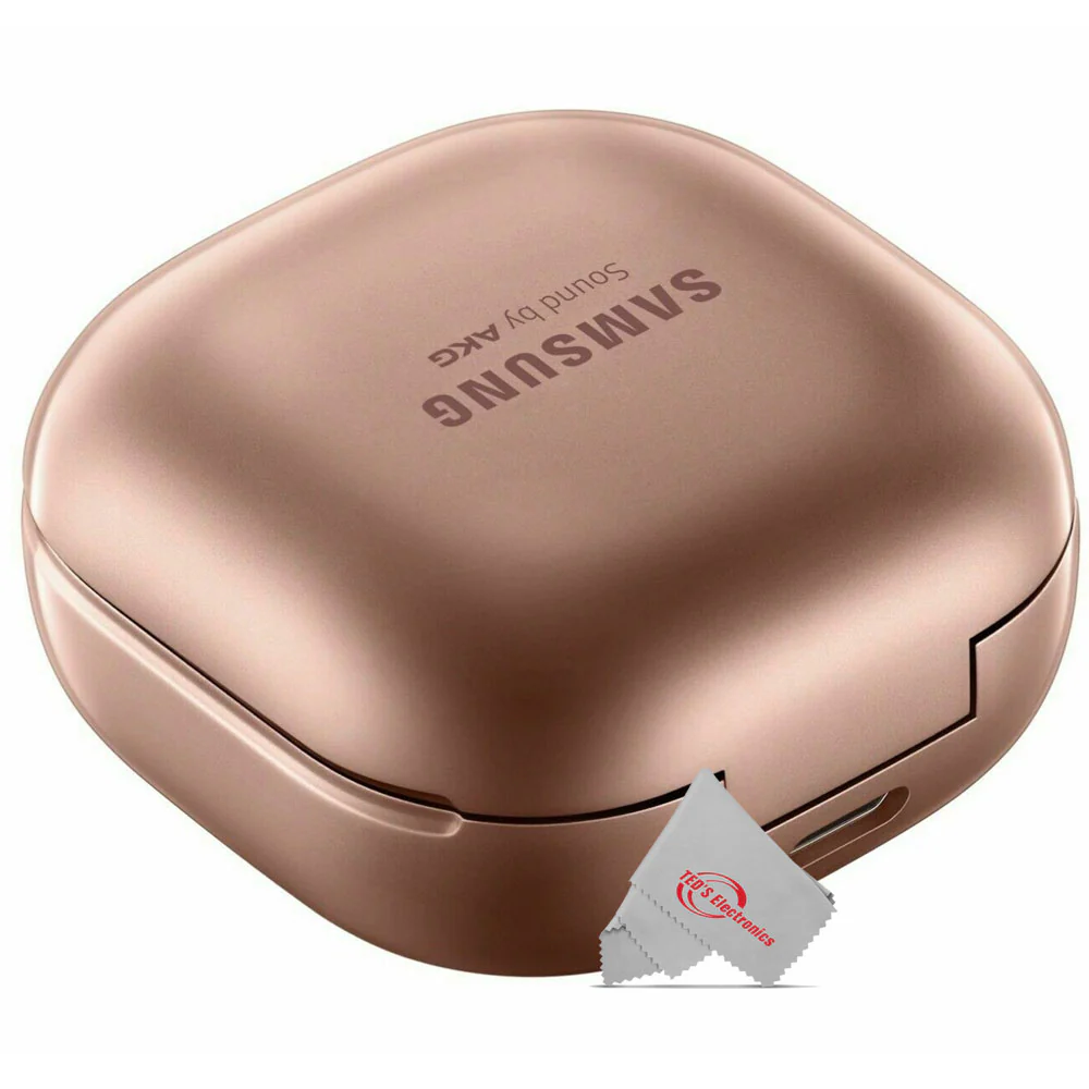 Samsung True Sound Galaxy Buds Live Bluetooth SM-R180 Earbuds Bronze with Charging Case - Image 3