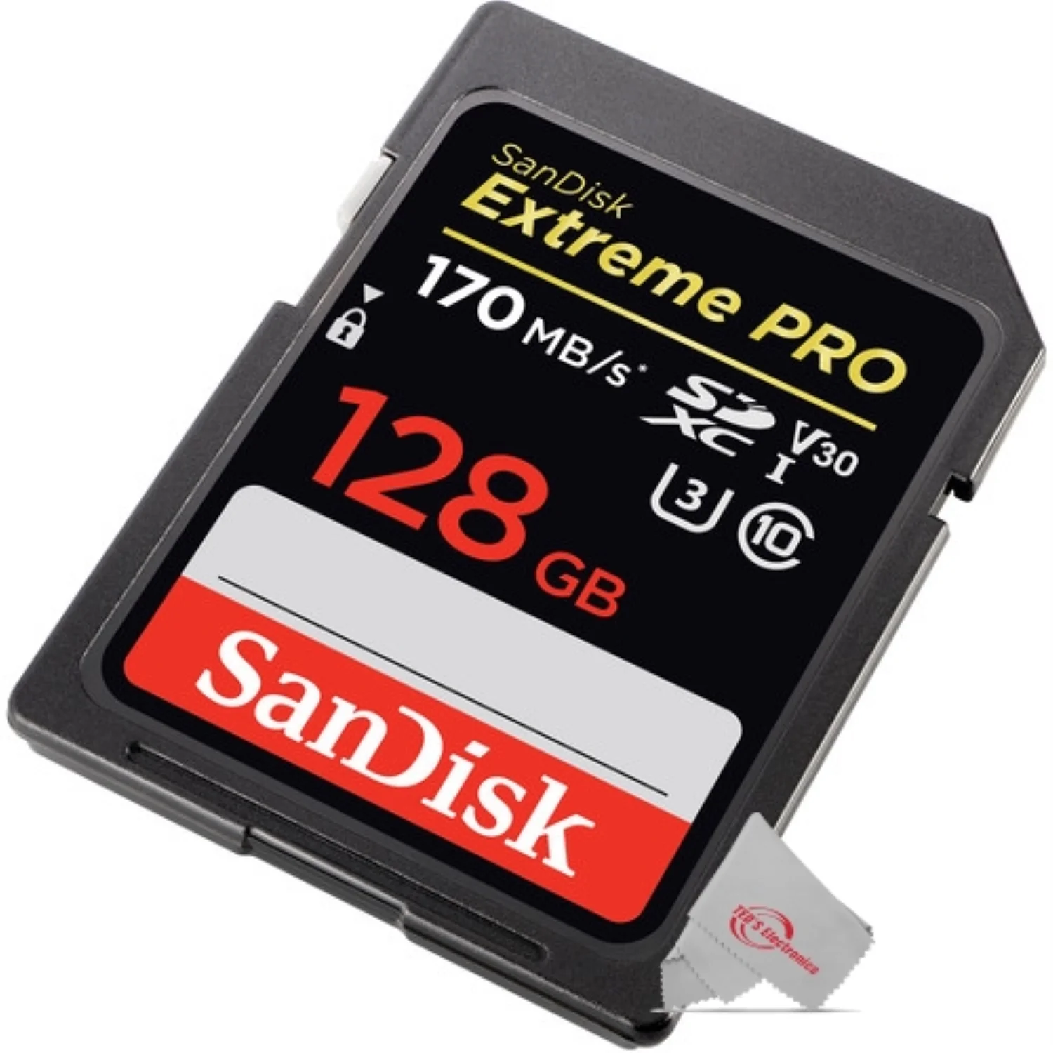 2x SanDisk Extreme Pro 128GB SDXC UHS-I/U3 V30 Class 10 Memory Card, Speed Up to 170MB/s (SDSDXXY-128G-GN4IN) - Image 3