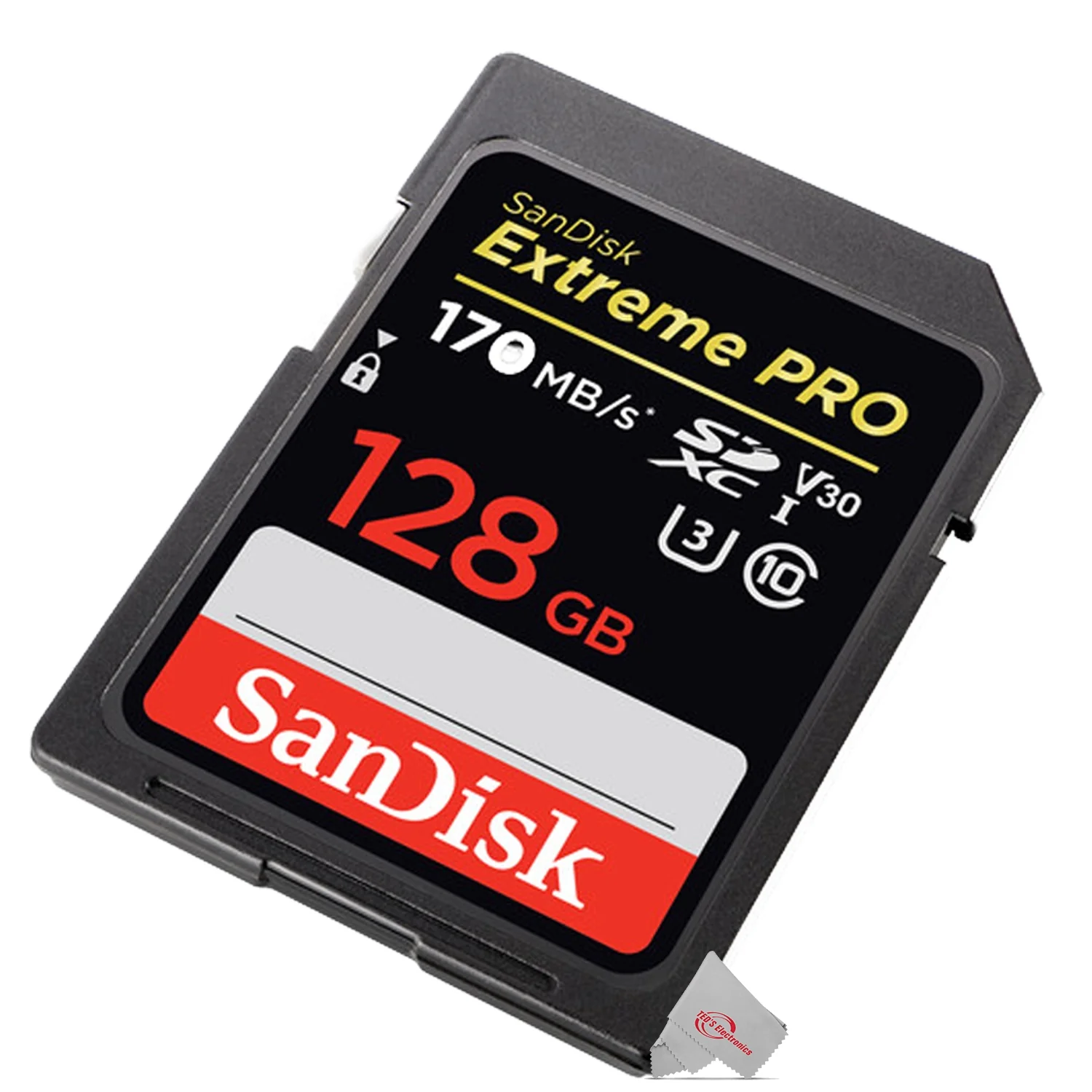 SanDisk Extreme Pro 128GB SDXC UHS-I/U3 V30 Class 10 Memory Card, Speed Up to 170MB/s (SDSDXXY-128G-GN4IN) - Image 3