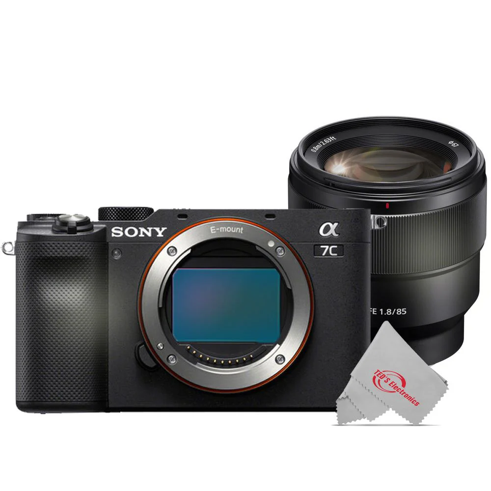 Sony Alpha a7C 24.2MP Built-In Wi-Fi Mirrorless Digital Camera + Sony FE 85mm f/1.8 Lens