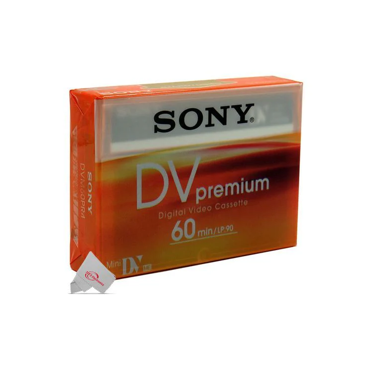 5 Pieces Sony Premium Mini DV 60 Minute Digital Video Cassette Tape DVM60PR4J - Image 2