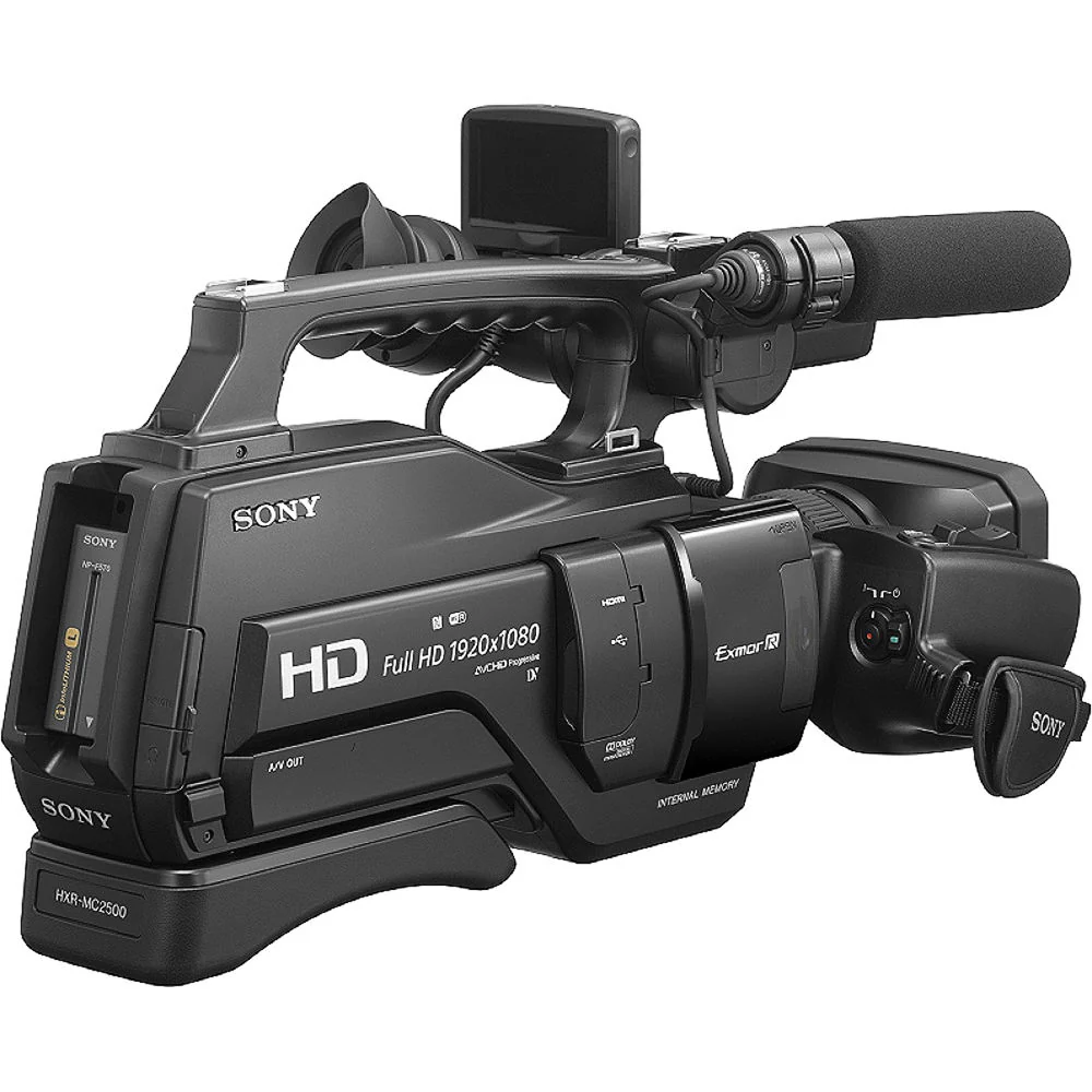 Sony HXR-MC2500E Shoulder Mount AVCHD Camcorder (PAL) - Image 2