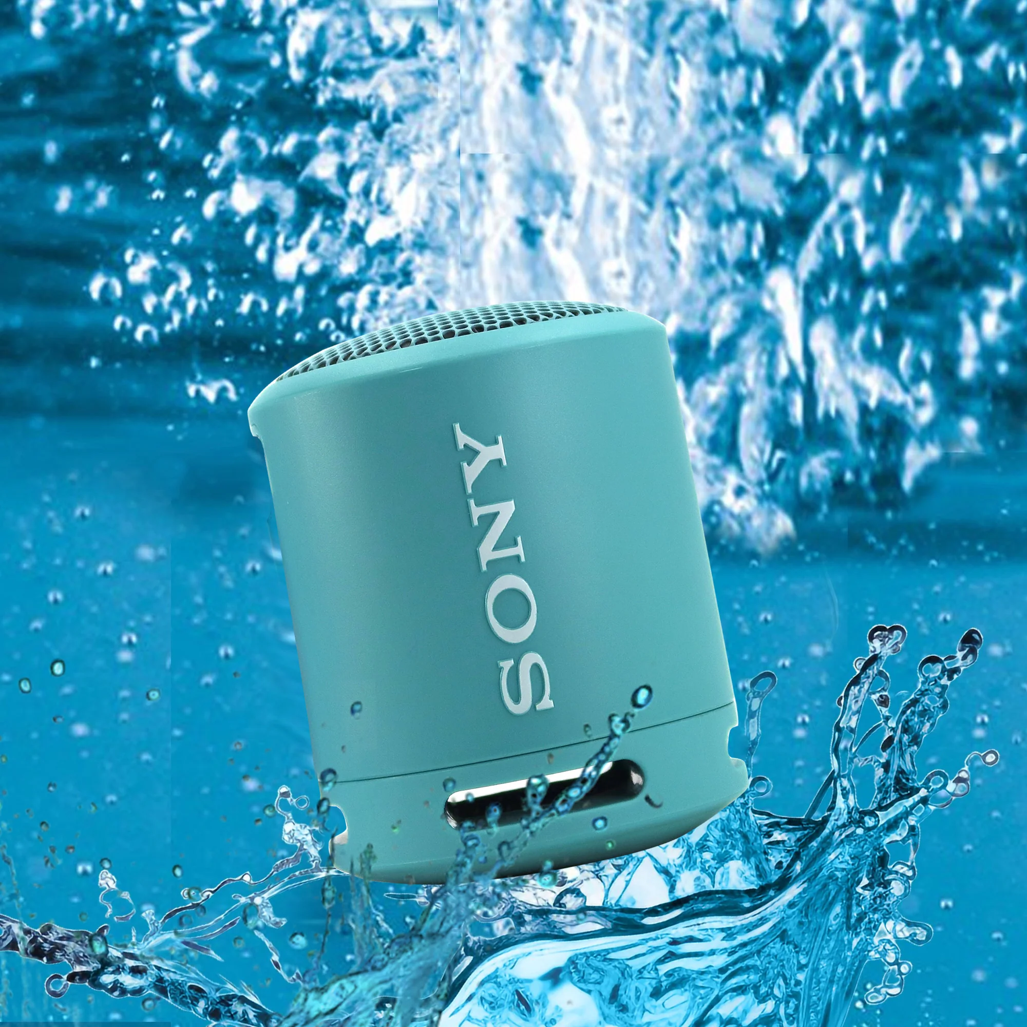 Beats Solo 4 Wireless On-Ear Headphones (Slate Blue) with Sony SRS-XB13 Extra Bass Portable Waterproof Wireless Speaker (Blue) - Image 8