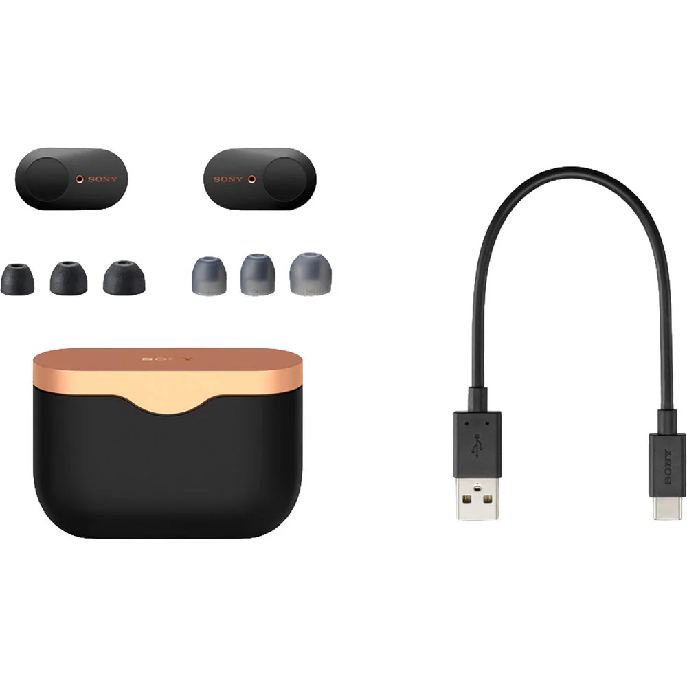 Sony WF-1000XM3 True Wireless Noise-Canceling In-Ear Earphones (Black) - Image 4