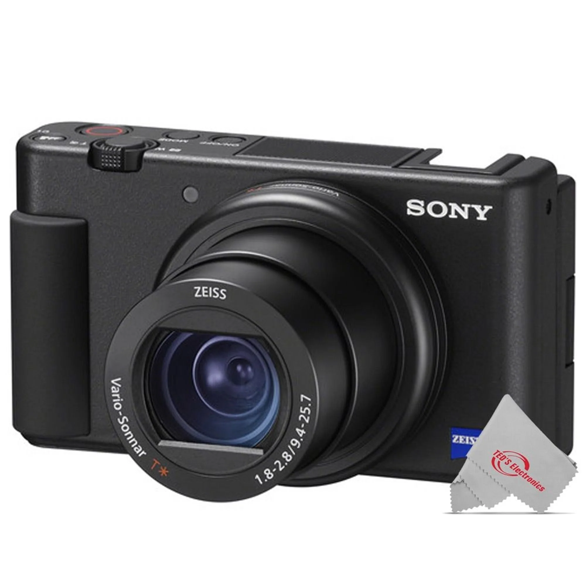 Sony ZV-1 Built-In Wi-Fi Digital Camera Black + 64GB Accessory Kit - Image 2