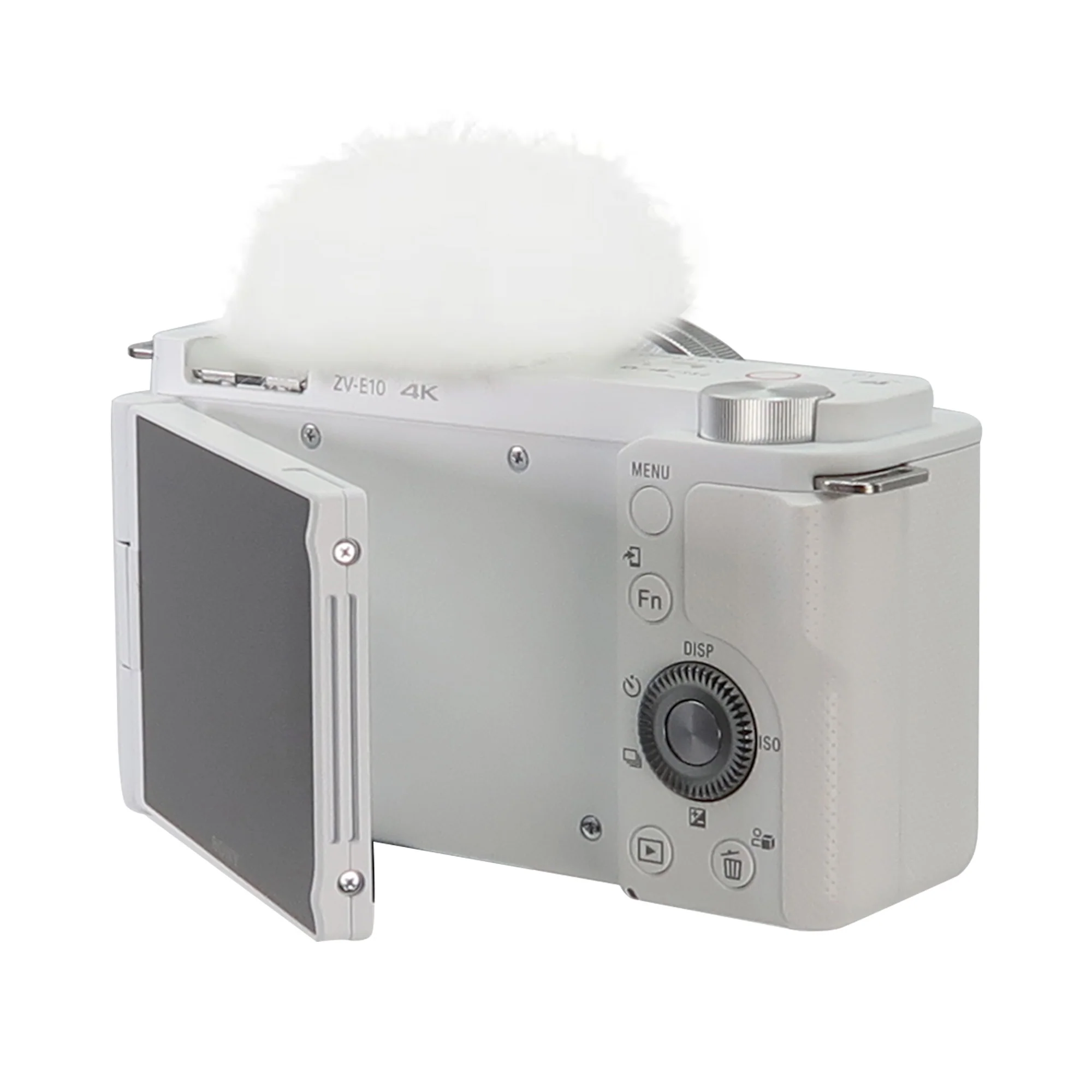 Sony ZV-E10 Mirrorless Camera w/ 16-50mm Lens (White) with Transcend 64GB SDXC Memory Card and Memory Card Reader - Image 5