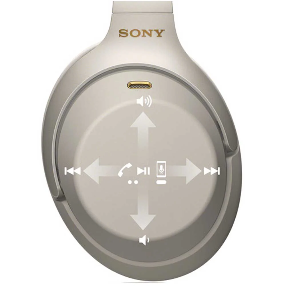 Sony WH-1000XM3 Wireless Noise-Canceling Over-Ear Headphones (SILVER) with Mic and Alexa Voice Control - Image 8