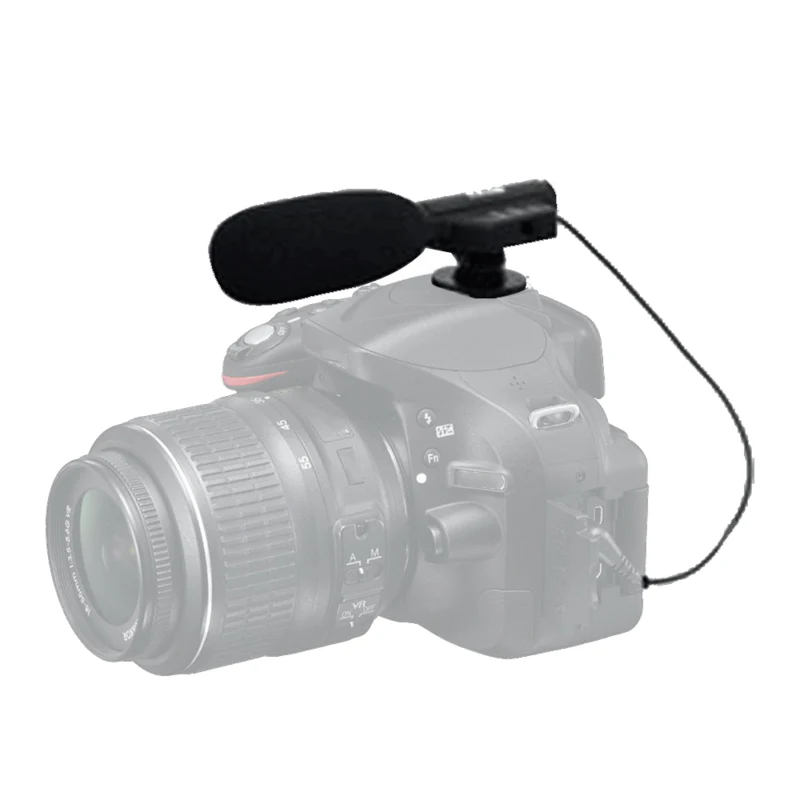 Sony Alpha A6000 Mirrorless Digital Camera Mini Zoom Microphone with Normal and Zoom Modes On Camera or Handheld