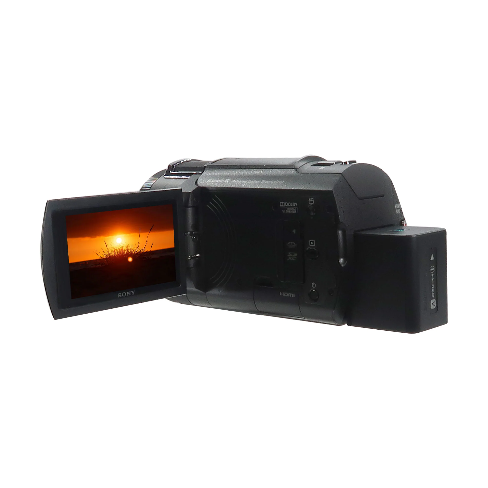 Sony FDR-AX43A UHD 4K Handycam Camcorder (Black) - Image 2