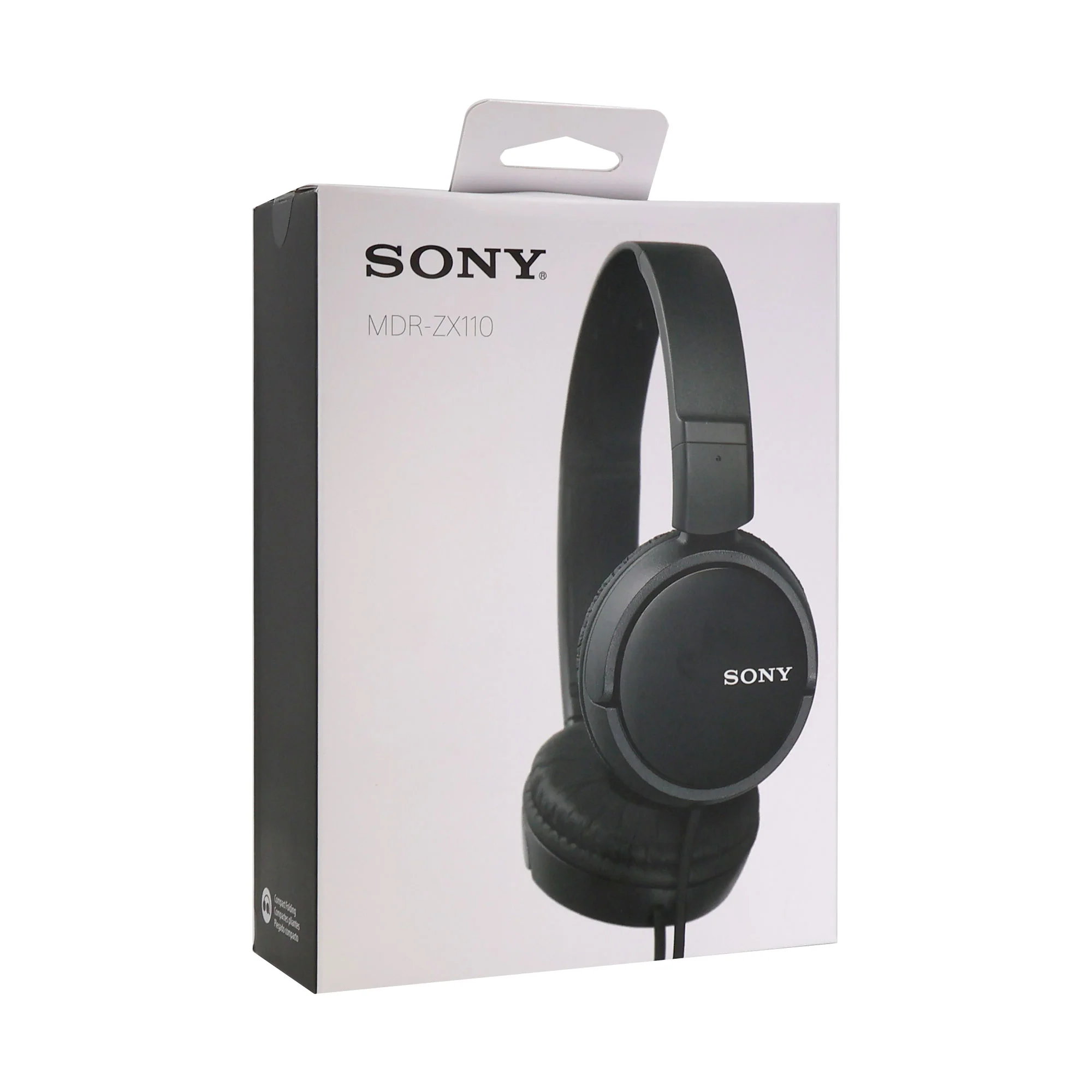 Sony MDR-ZX110 On-Ear Wired Headphones (Black) - Image 3
