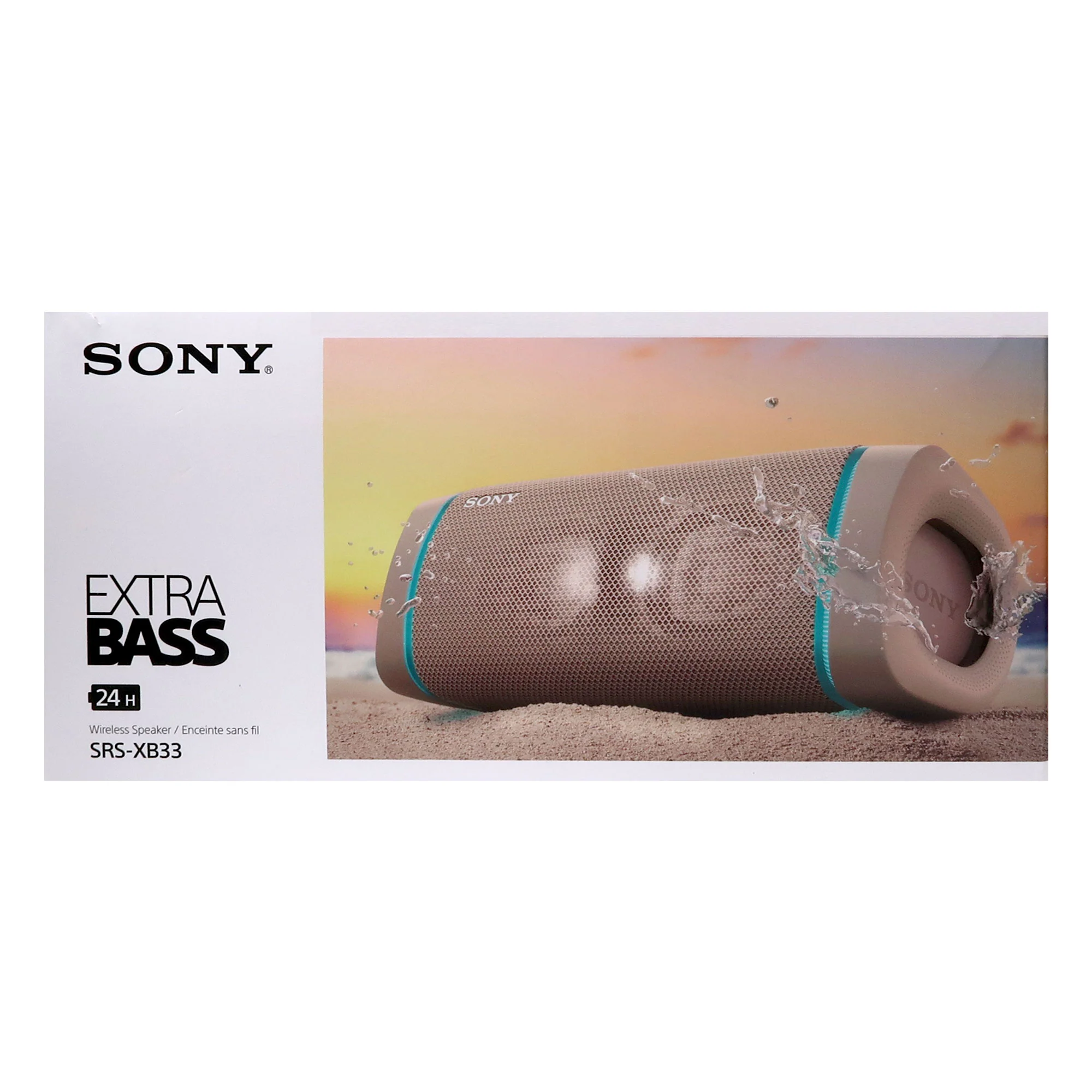 Sony Portable Bluetooth Speaker SRS-XB33 (Taupe) - Image 4