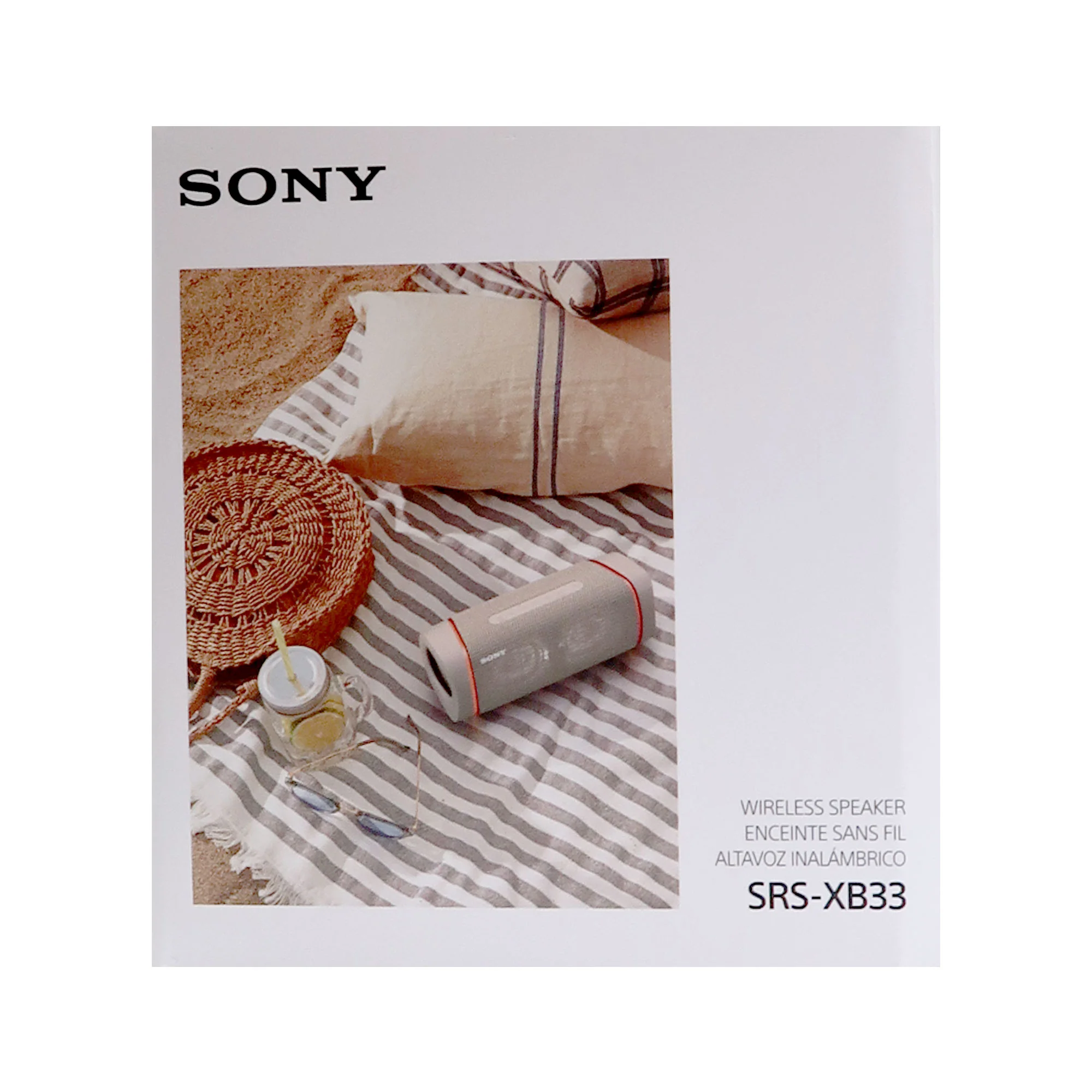 Sony Portable Bluetooth Speaker SRS-XB33 (Taupe) - Image 8