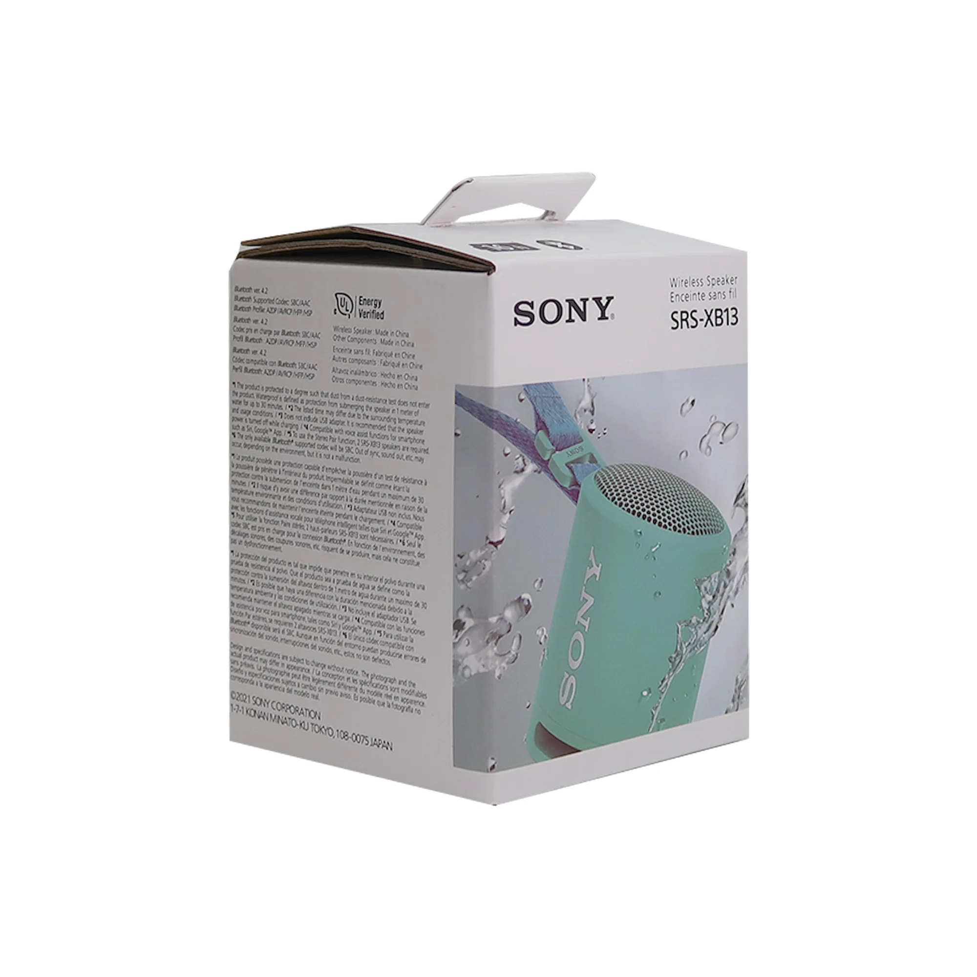 Sony SRS-XB13 Extra Bass Portable Waterproof Wireless Speaker (Blue) - Image 4