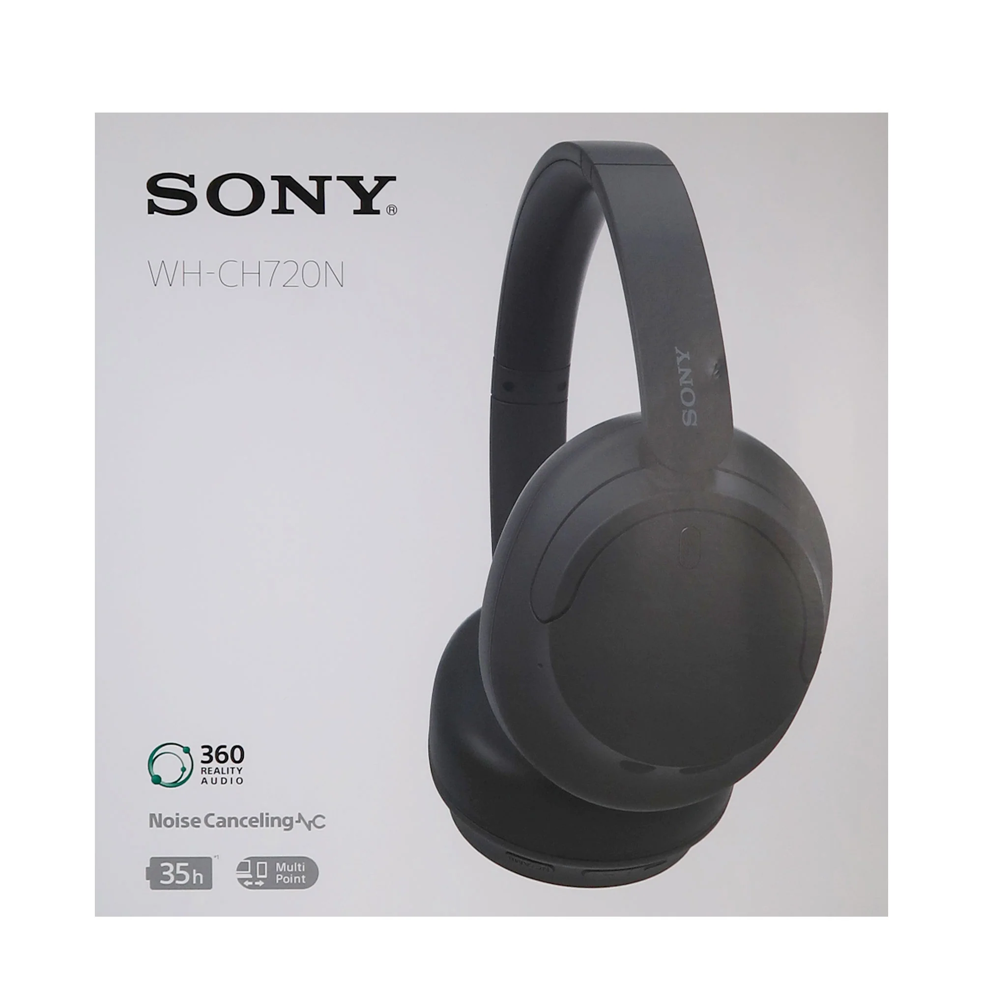 Sony WH-CH720N Wireless Over-Ear Noise-Canceling Headphones + Sony XB100 Waterproof Speaker Black - Image 5