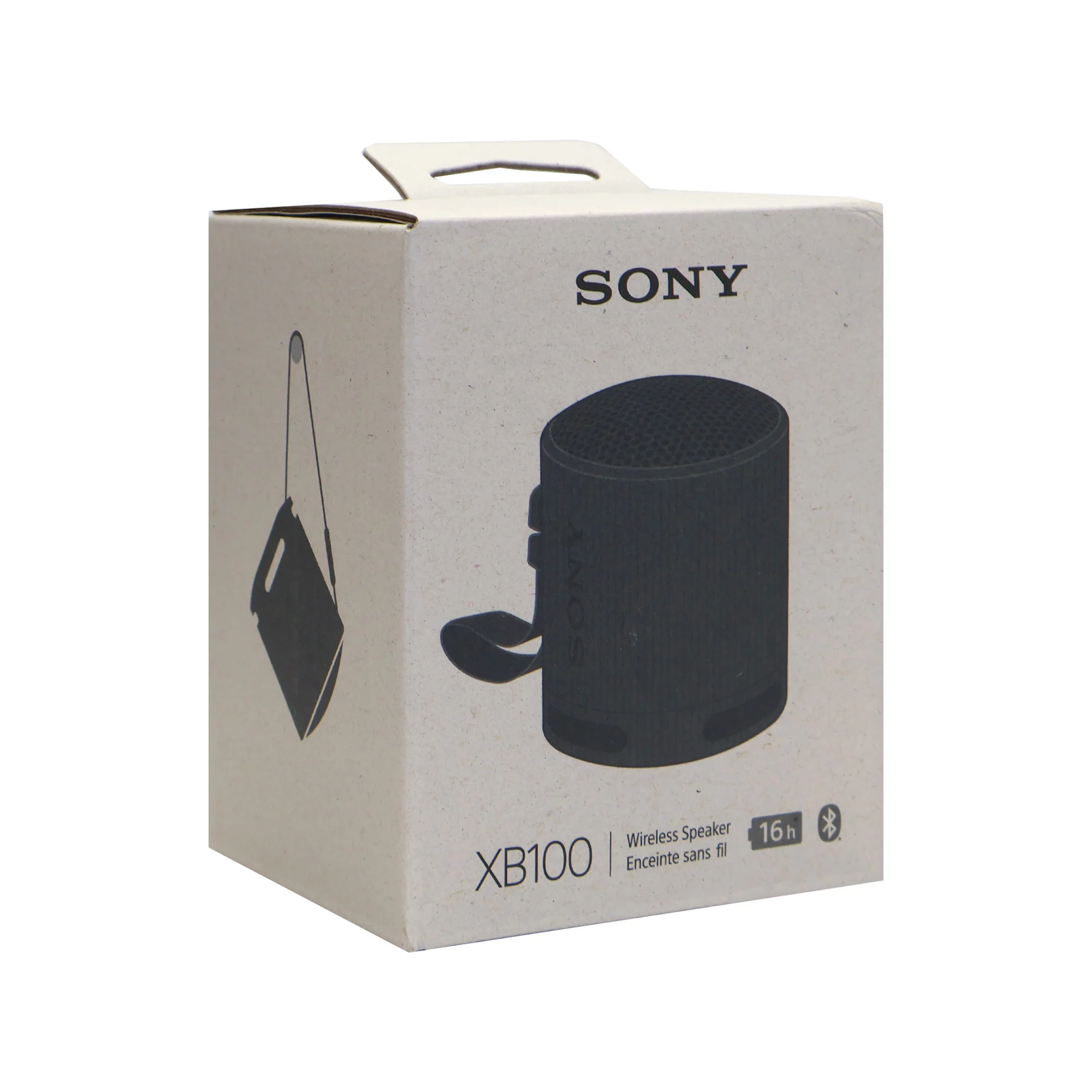 Sony XB100 Portable Waterproof Bluetooth Speaker (Black) + JBL T110 In-Ear Headphones - Image 5