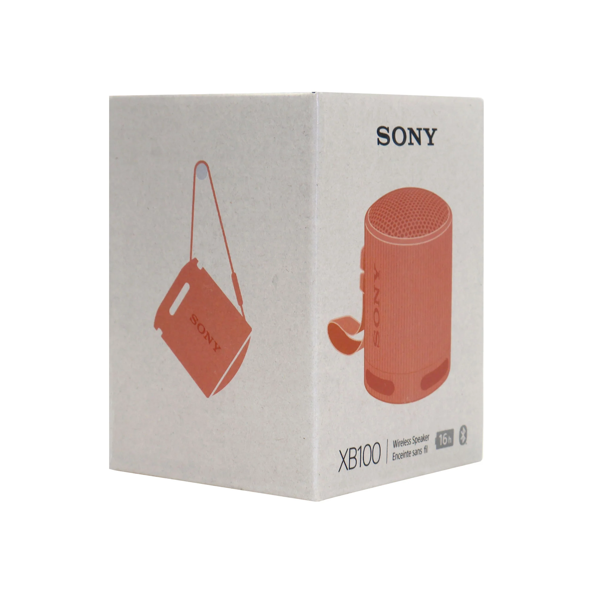 Sony XB100 Portable Waterproof Bluetooth Speaker (Orange) - Image 5