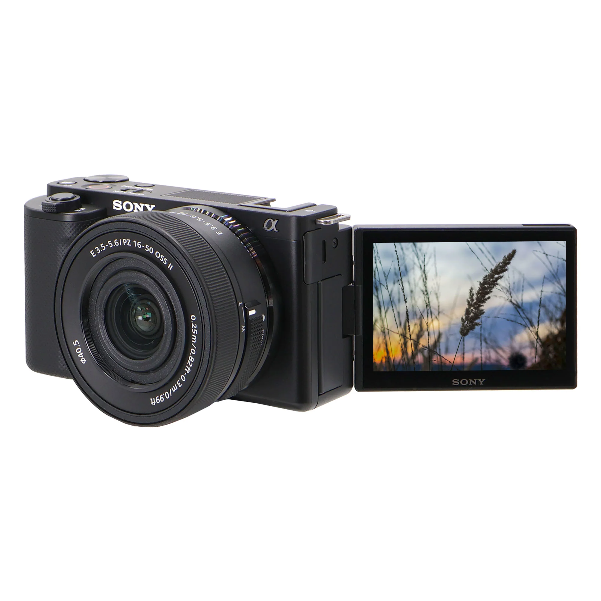Sony ZV-E10 Mirrorless Camera (Black) with Sony E PZ 16-50mm f/3.5-5.6 OSS II Lens - Image 2