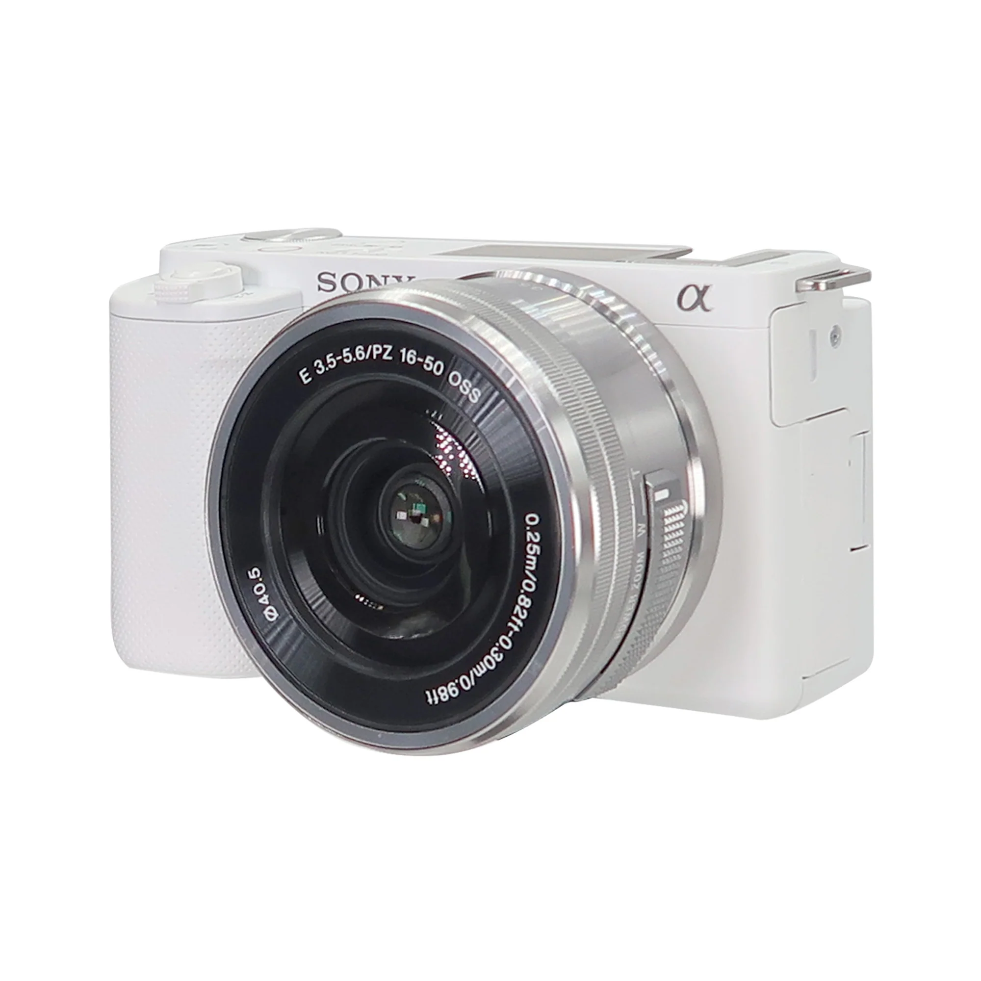 Sony ZV-E10 Mirrorless Camera with 16-50mm Lens (White) - Image 9
