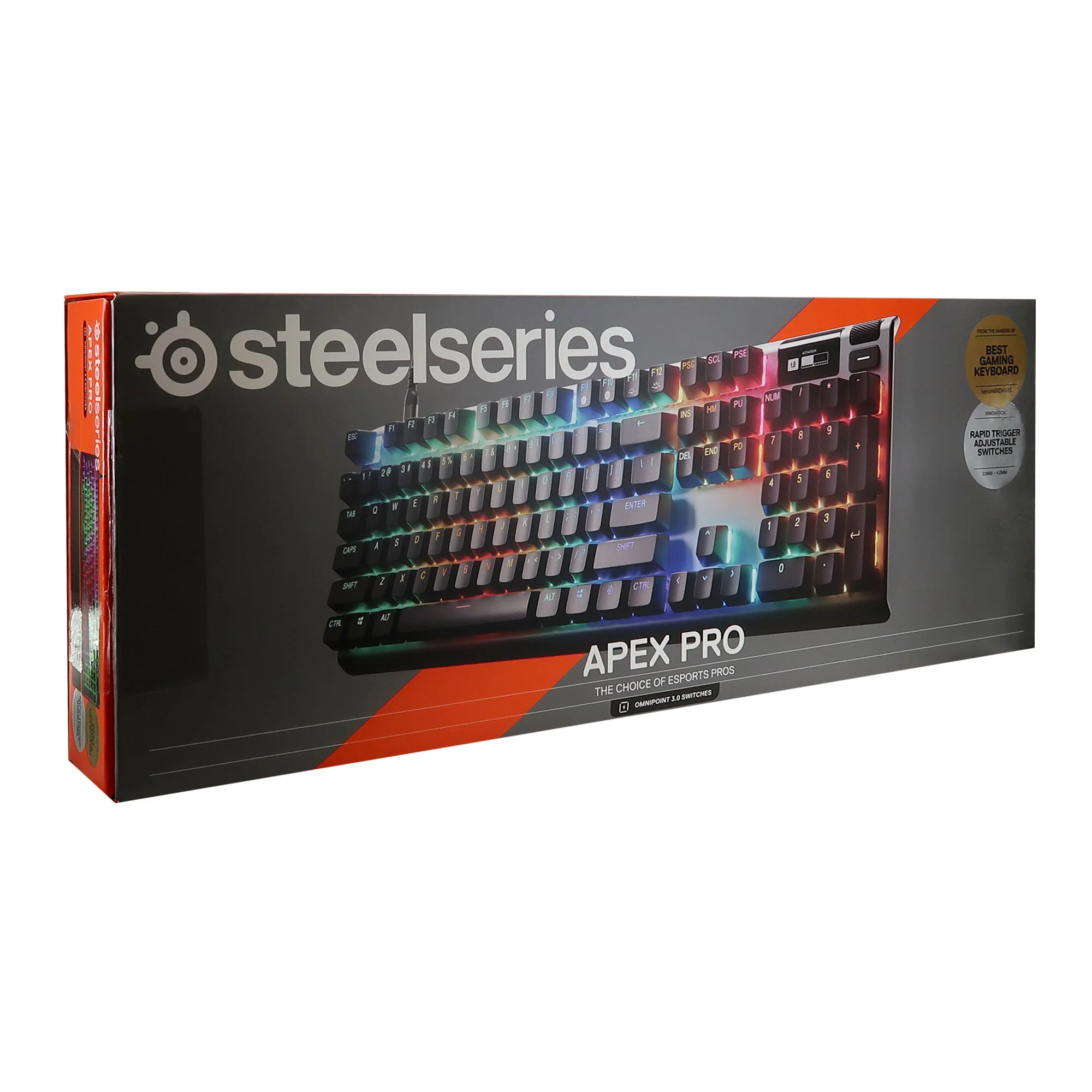 SteelSeries Apex Pro Full Size Wired OmniPoint Gaming Keyboard Gen 3 with SteelSeries Arctis Nova 5 Wireless Gaming Headset - Image 2