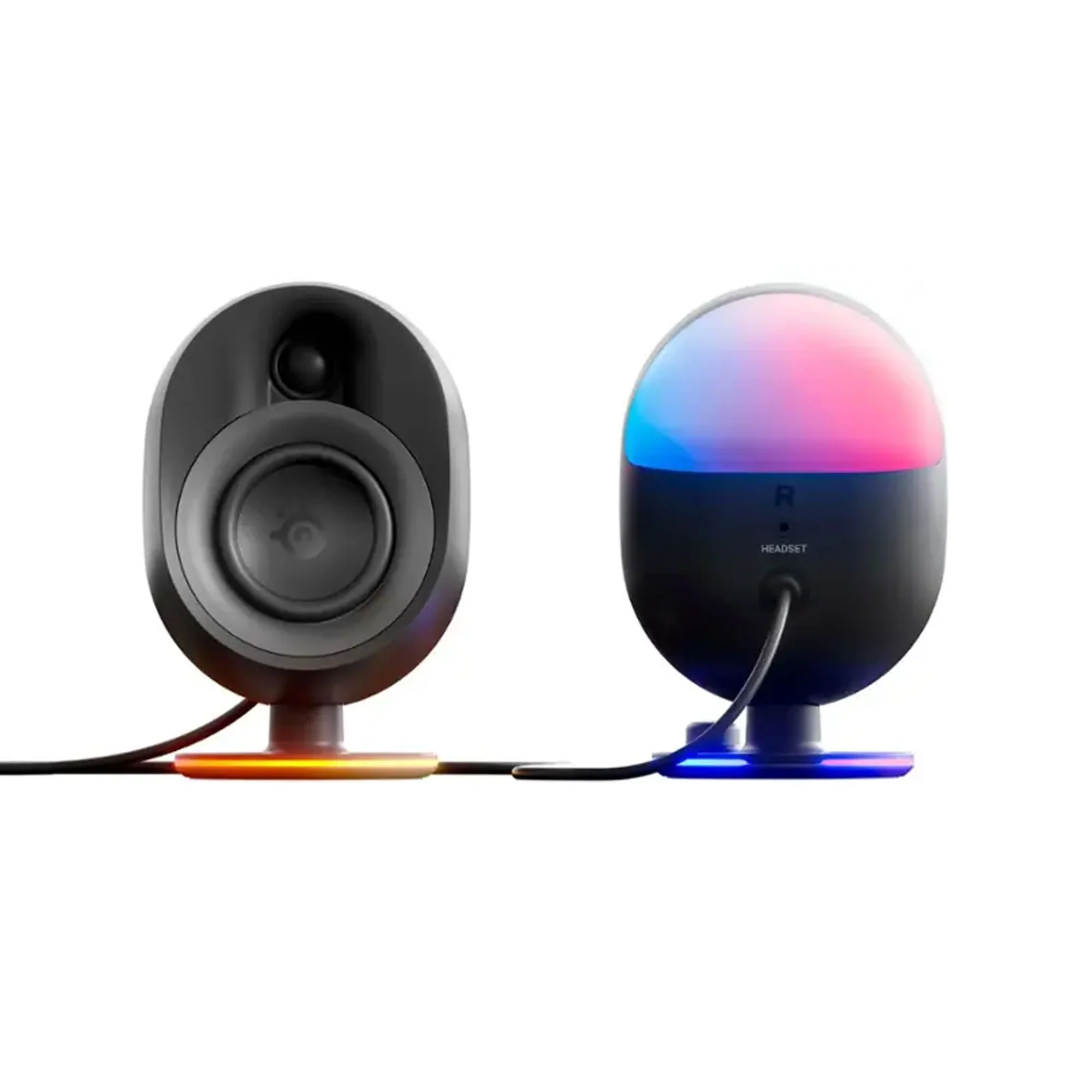 SteelSeries Arena 7 Reactive RGB Illuminated 2.1 Gaming Speakers with Powerful Bass, Subwoofer, and Bluetooth - For PC, PlayStation, Mobile - Image 2