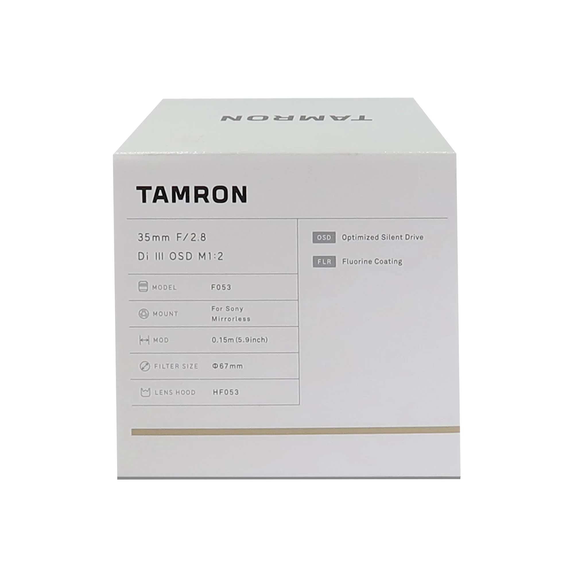 Tamron 35mm f/2.8 Di III OSD Macro Lens for Sony E-Mount Cameras with UV Filter and Waterproof Pouch - Image 5