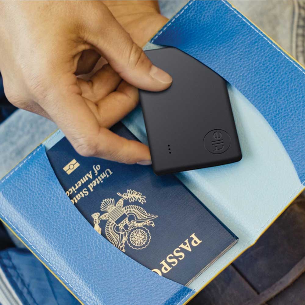 Tile Essentials (2020) 4-pack (1 Mate, 1 Slim, 2 Stickers) - Bluetooth Tracker & Item Locators for Keys, Wallets, Remotes & More; Easily Find All Your Things - Image 4