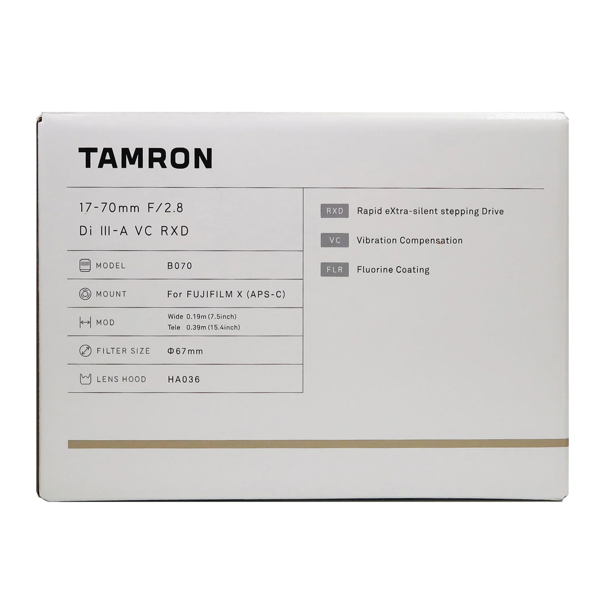 Tamron 17-70mm f/2.8 Di III-A VC RXD Lens for Fujifilm - Image 6