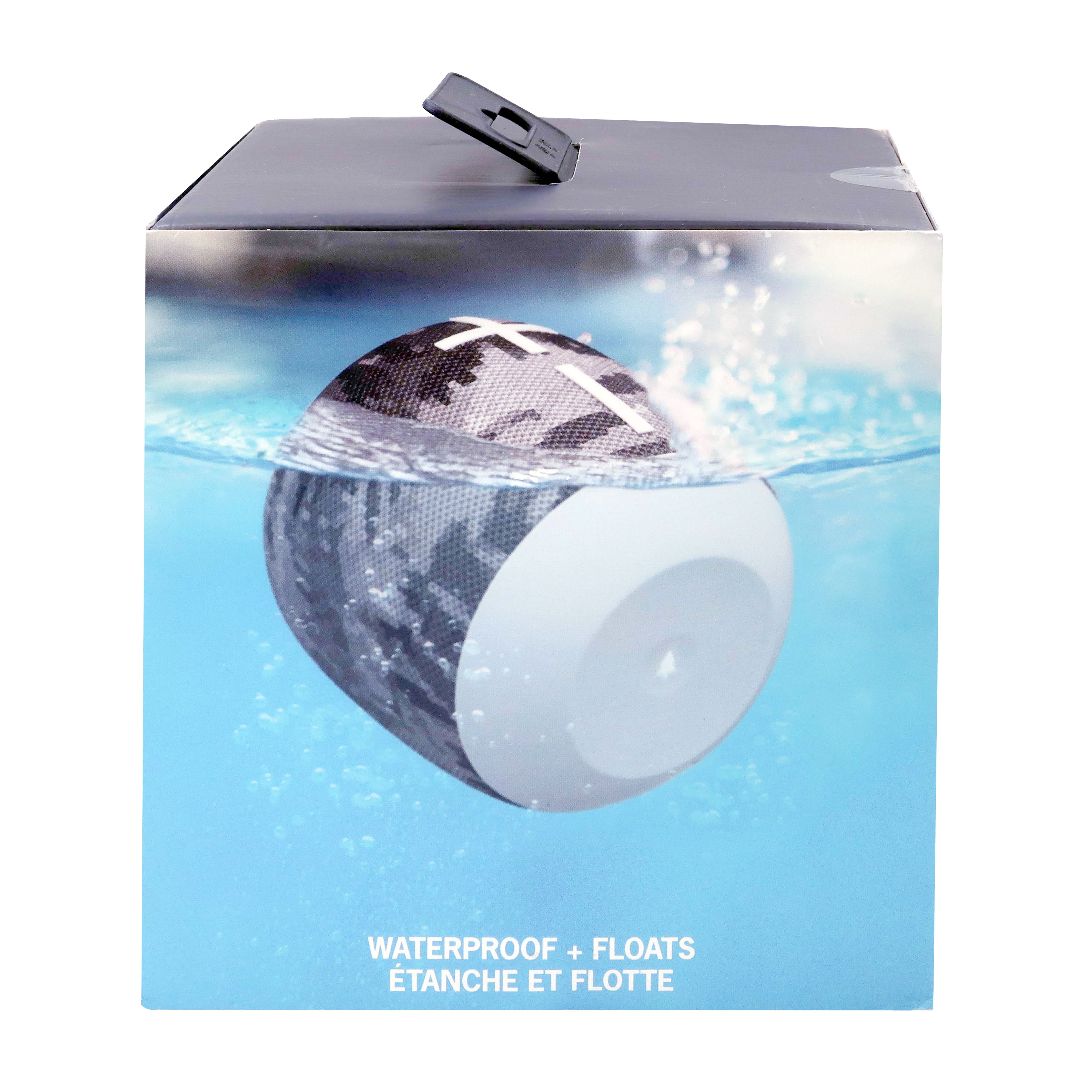 Logitech Ultimate Ears WONDERBOOM 2 Bluetooth Waterproof Jungle Grey Speaker with USB Plug - Image 7