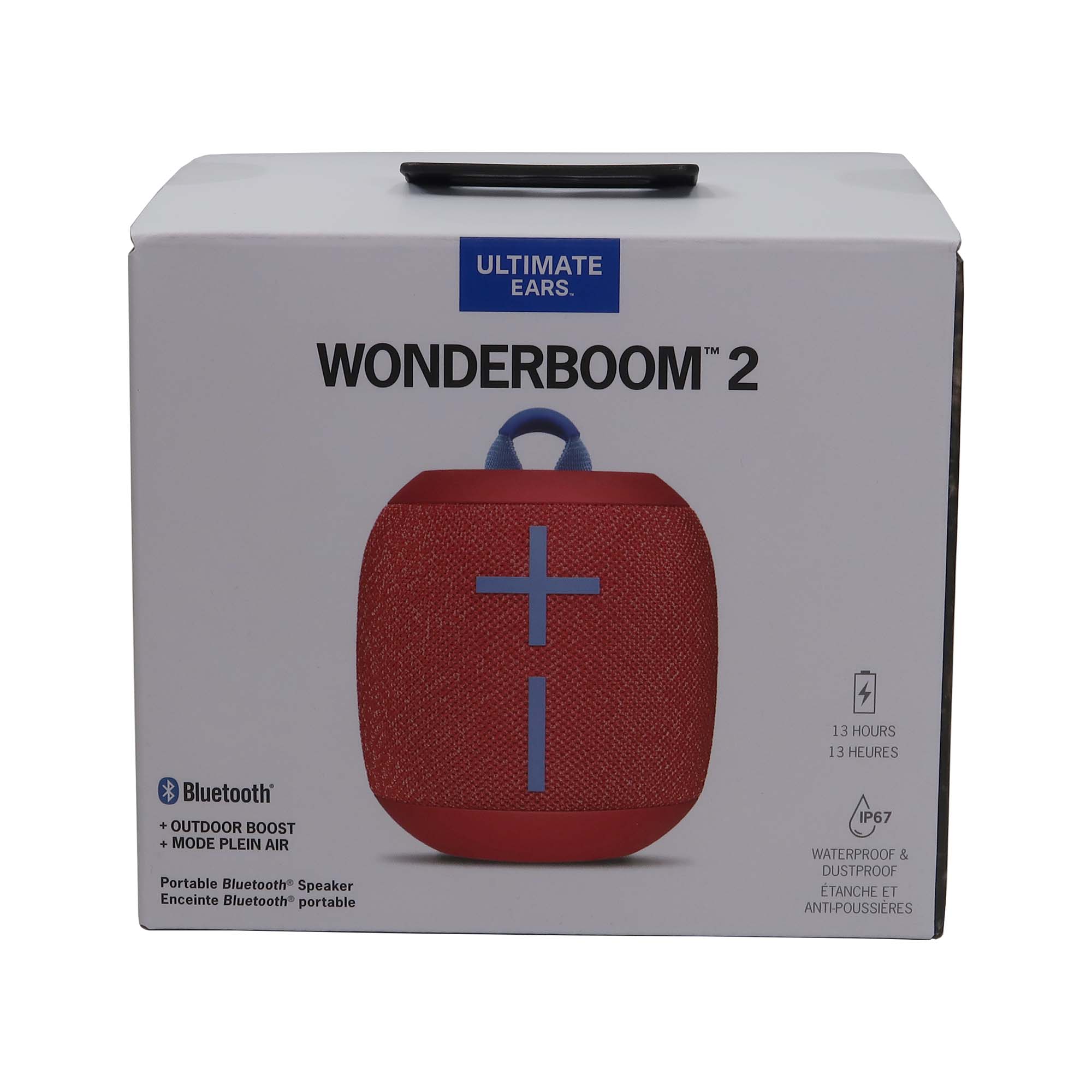 2x Ultimate Ears WONDERBOOM 2 Portable Bluetooth Speaker (Radical Red) - Image 5