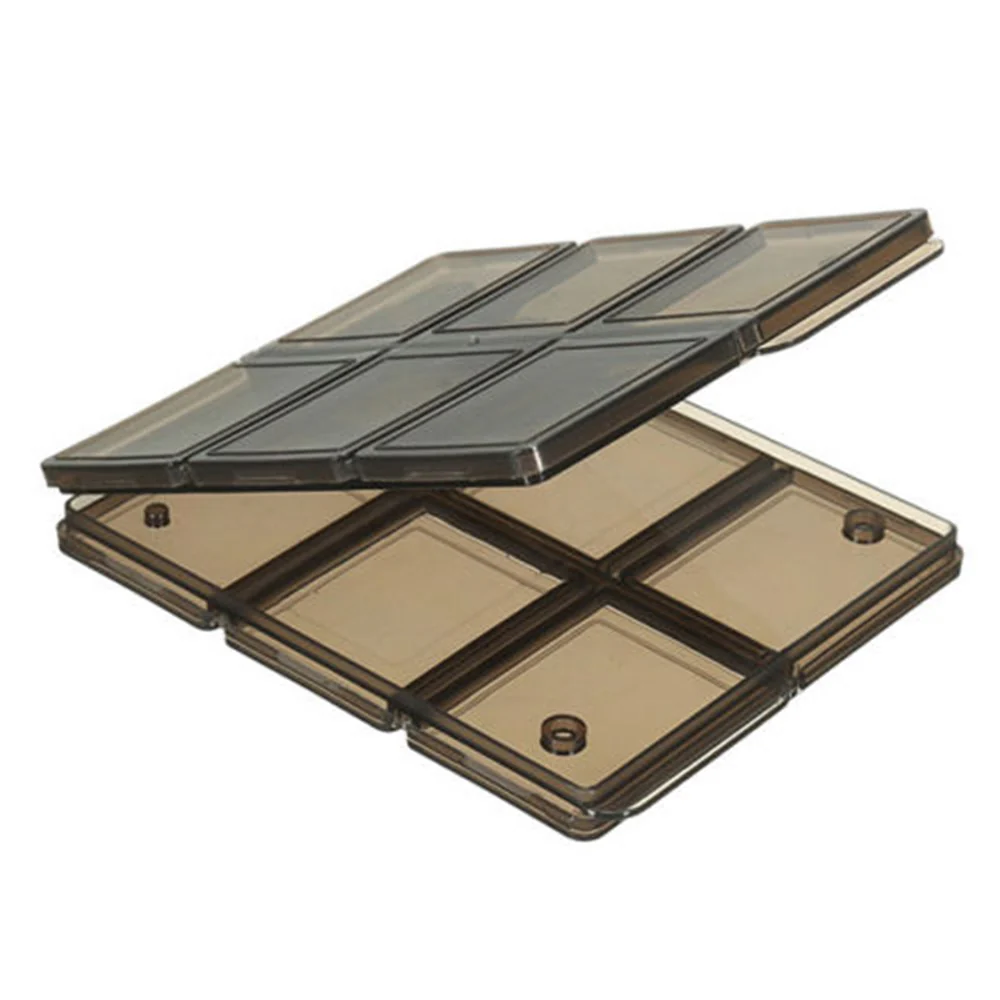 12 Slot SD Media Card Holder Clear Plastic w/ Snap Top Lids - Image 2