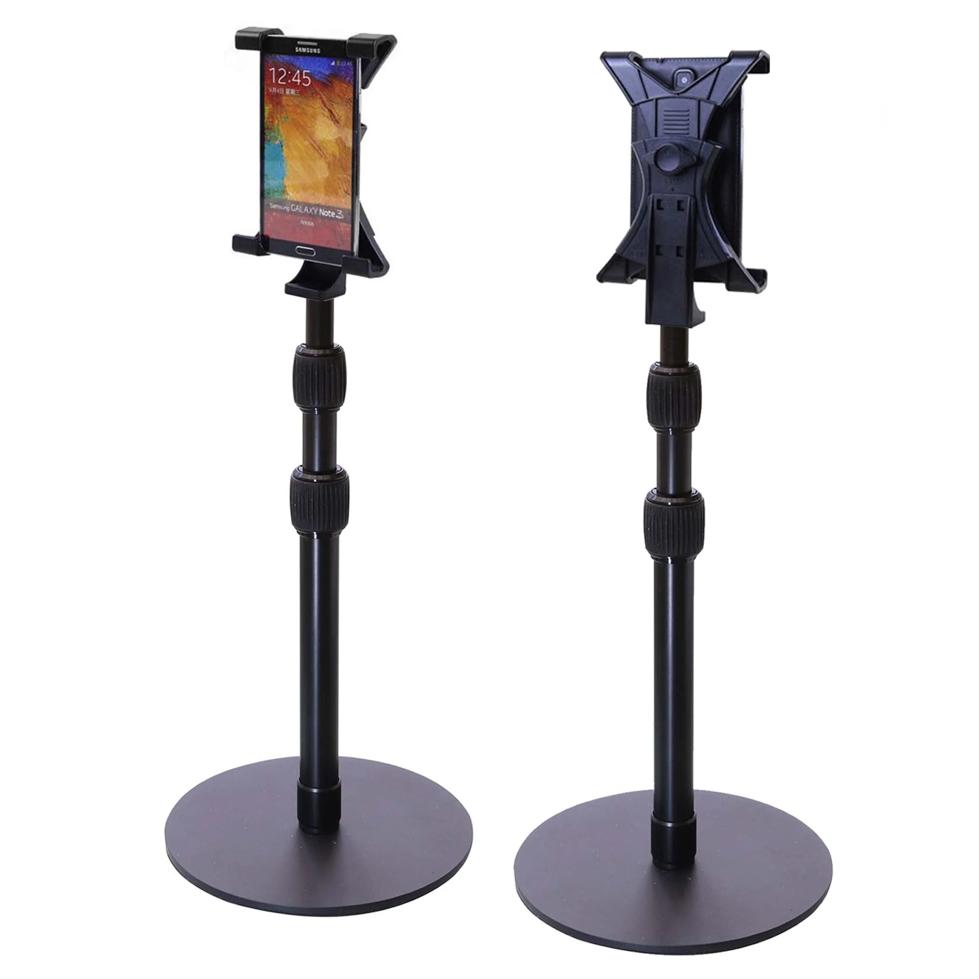 Vidpro ST18 Camera Smartphone Webcam Desktop Stand - 1/4" Screw Mount, 360° Rotatable Ball Head, 8 - 18 Inch Height Adjustable Table Stand and Vivitar IPAD HOLDER - Image 6